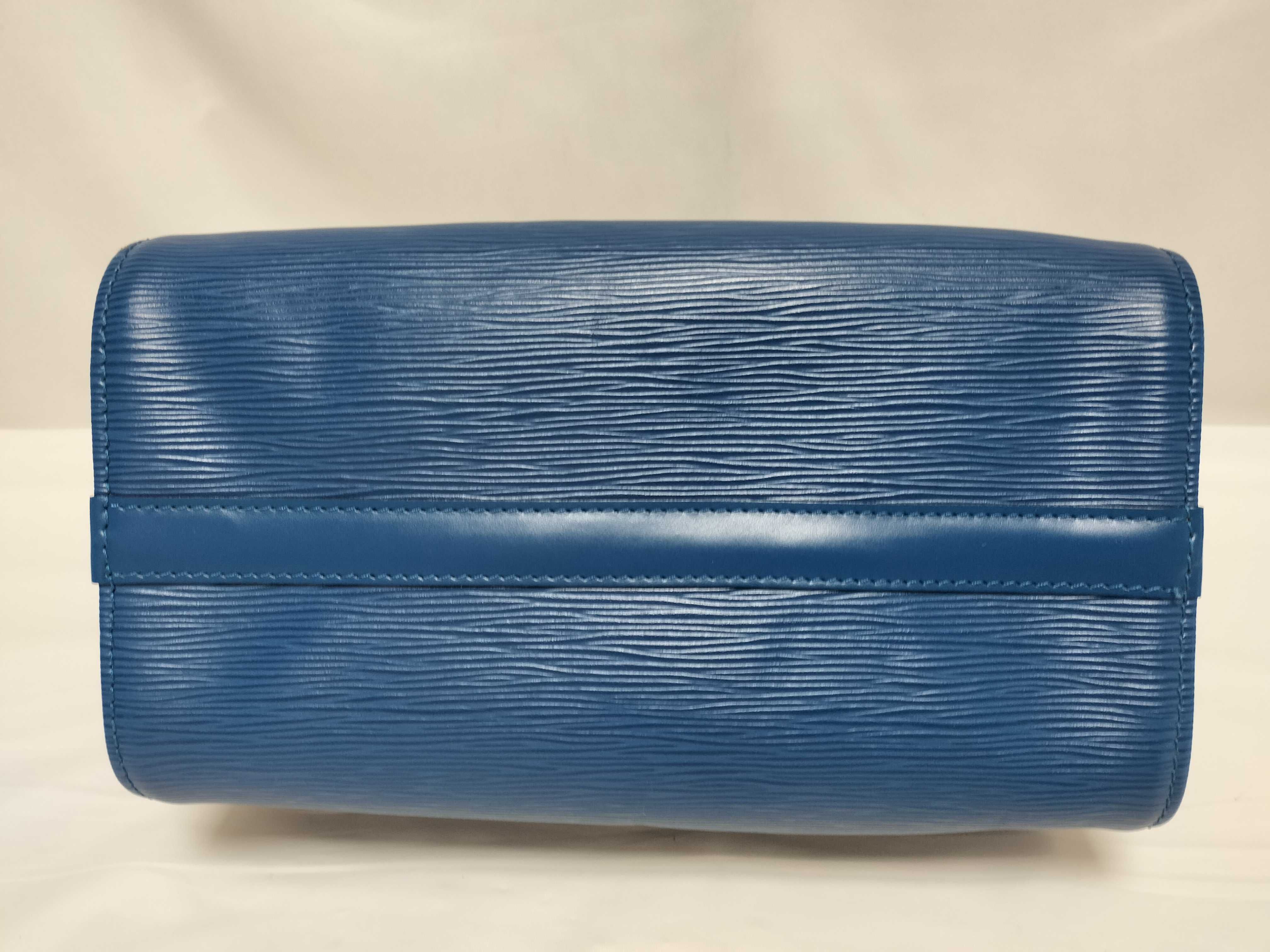 Epi Speedy Blue Boston Bag — view 7
