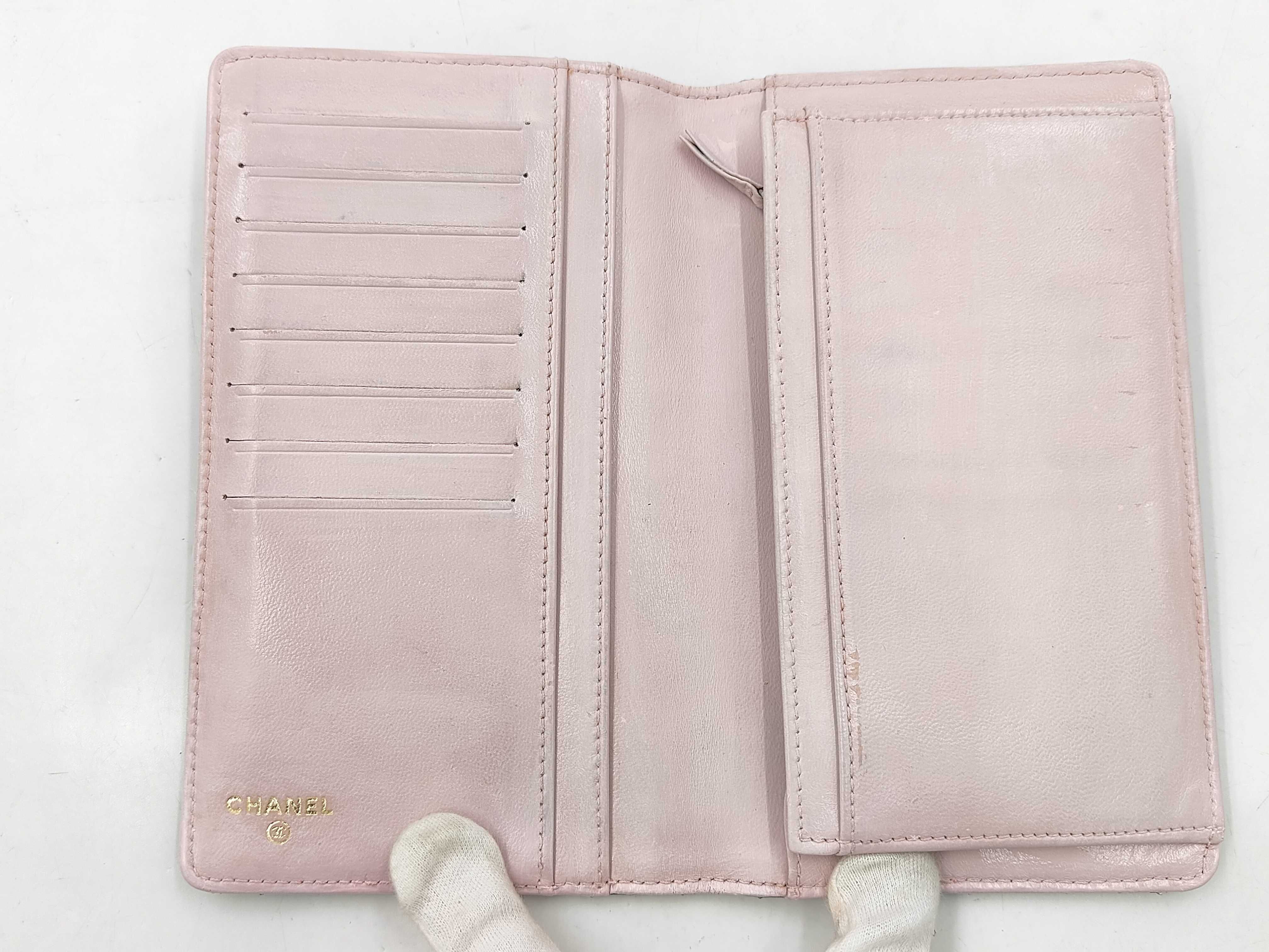 Lambskin Micro Matelassé Long Wallet (Serial Number 16) — view 5