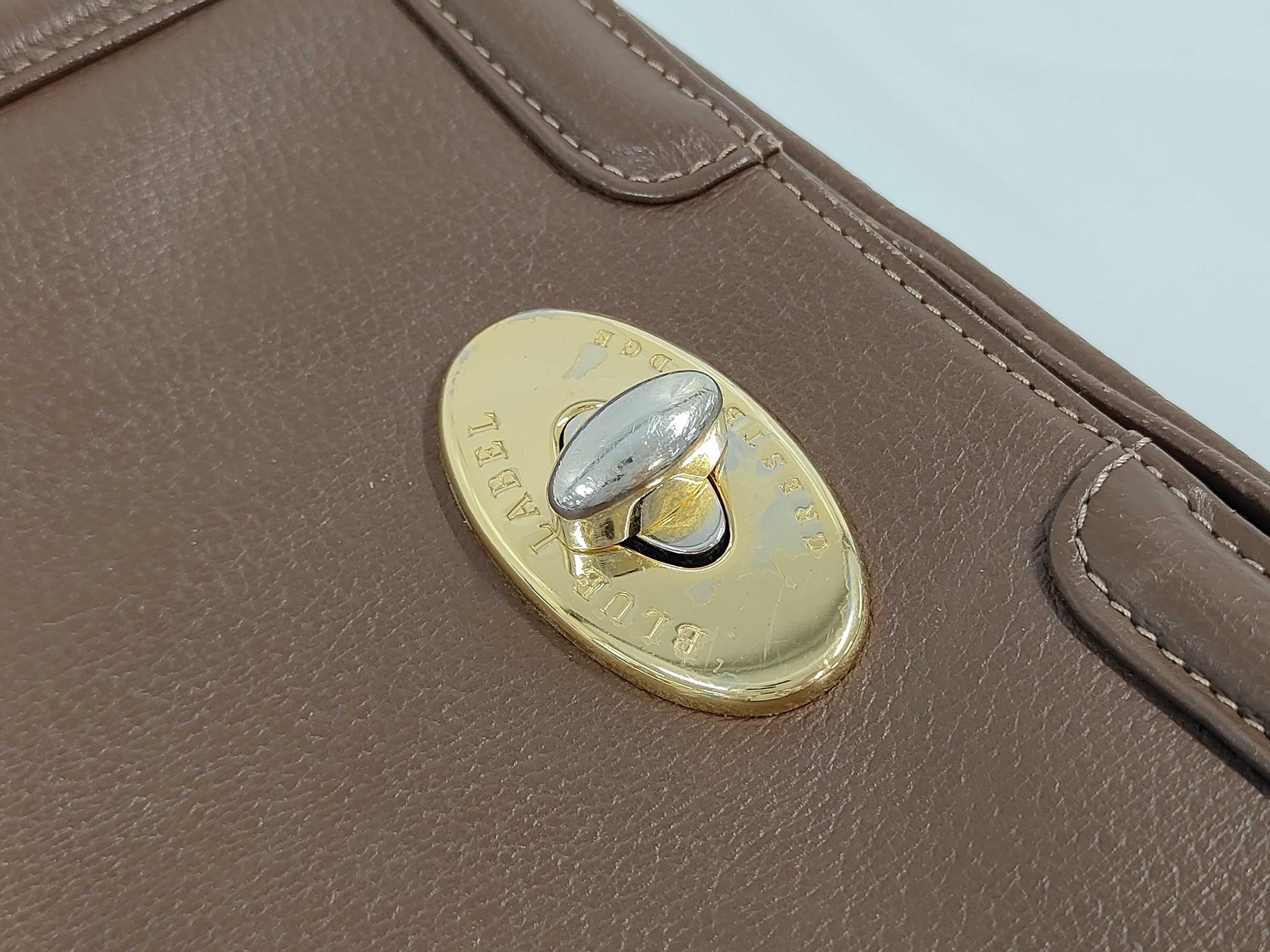BLUE LABEL Leather Shoulder Bag — view 7