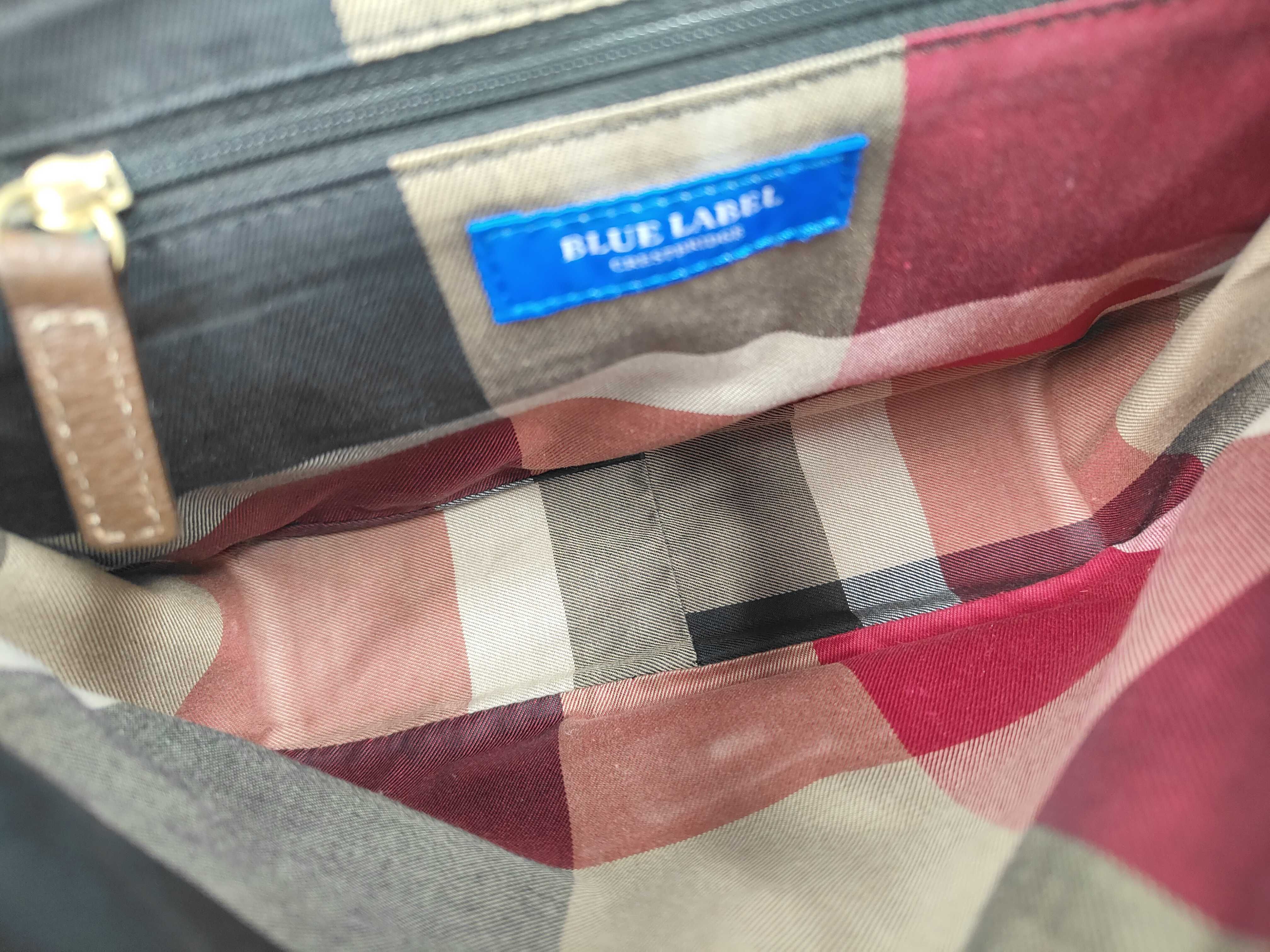 BLUE LABEL Leather Shoulder Bag — view 10