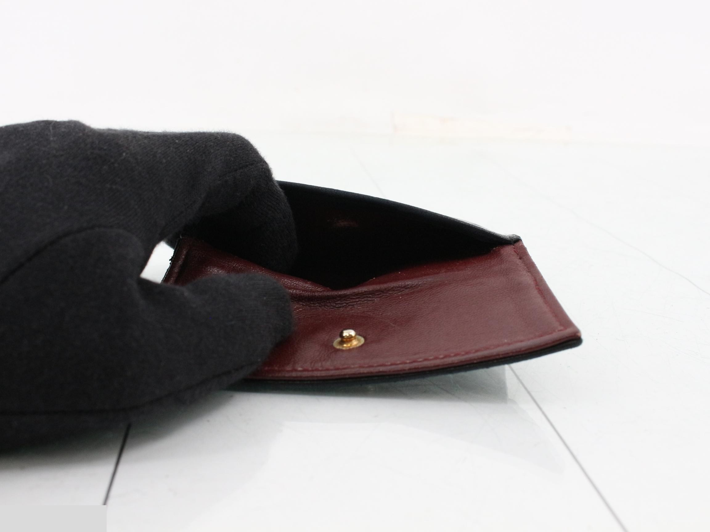 Matelassé Leather Card Case — view 4