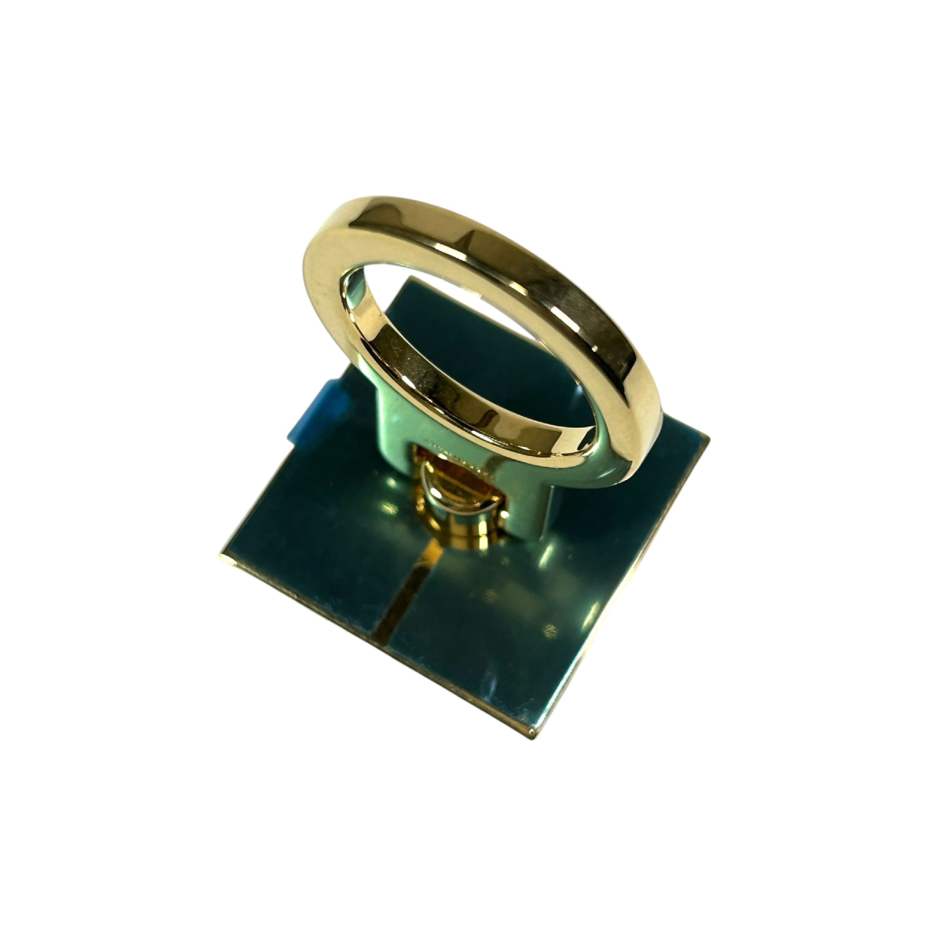 Unused Celine Mobile Ring with Logo Motif, Smartphone Ring with Protective Film, Made in Italy, Comes with Dust Bag and Box, Key Case/Keychain — view 5