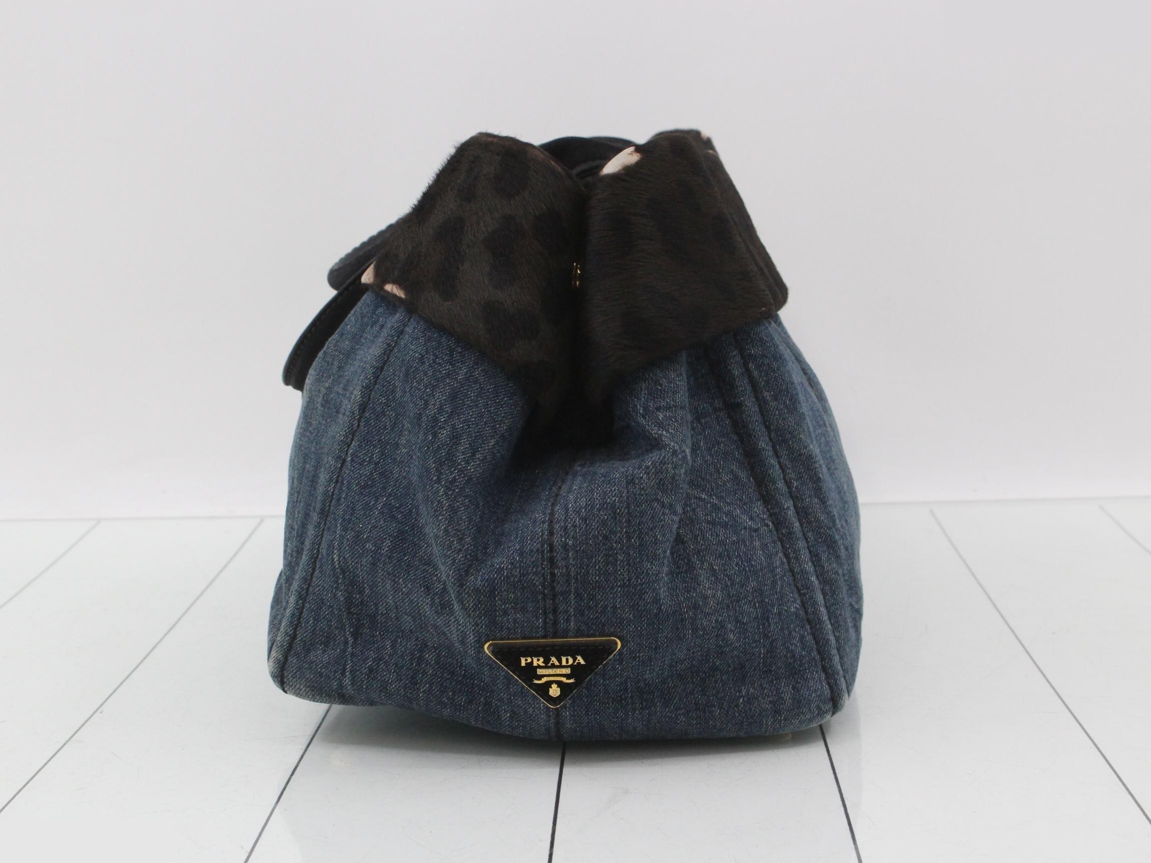 Denim calfskin canapés — view 4