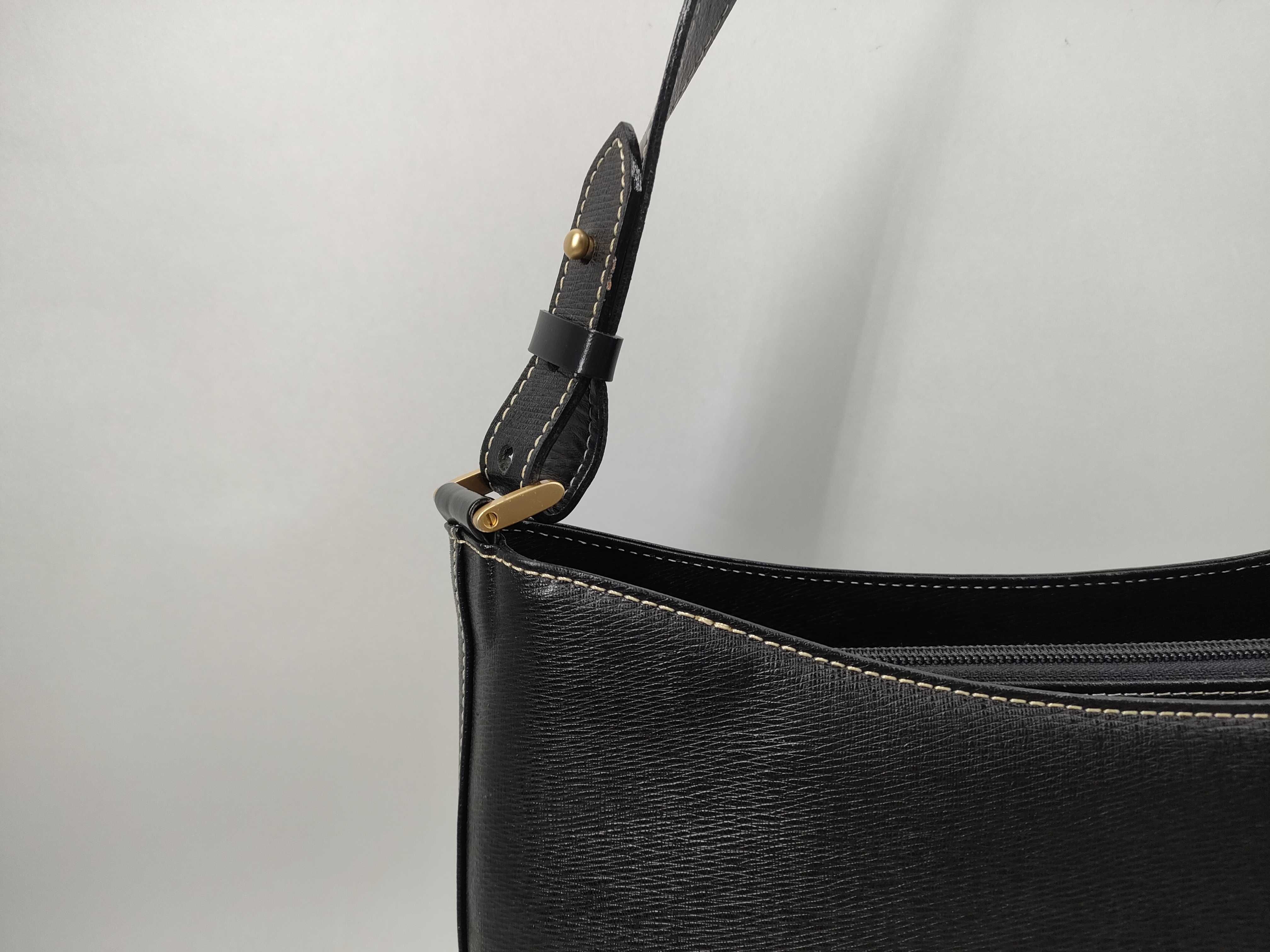 Leather Handbag Nova Check Black Shoulder Bag — view 3