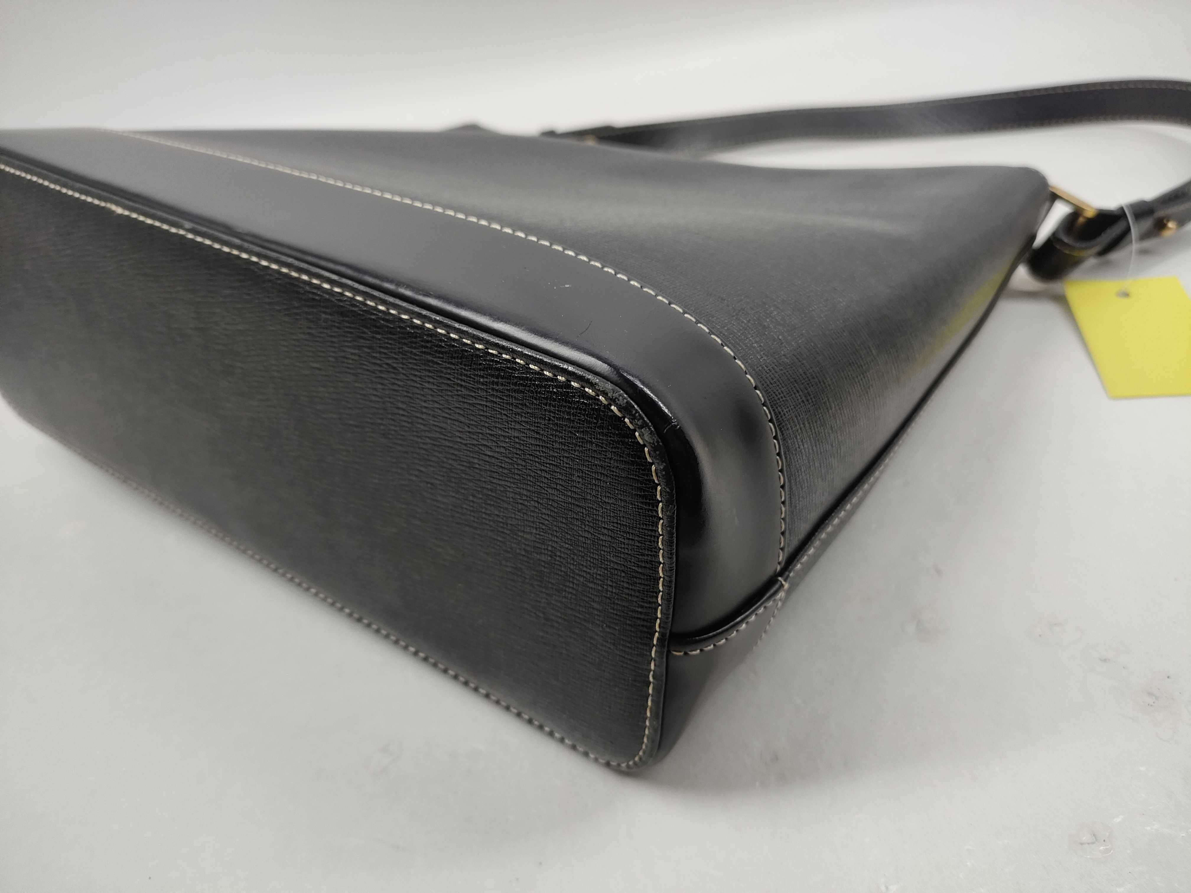 Leather Handbag Nova Check Black Shoulder Bag — view 8