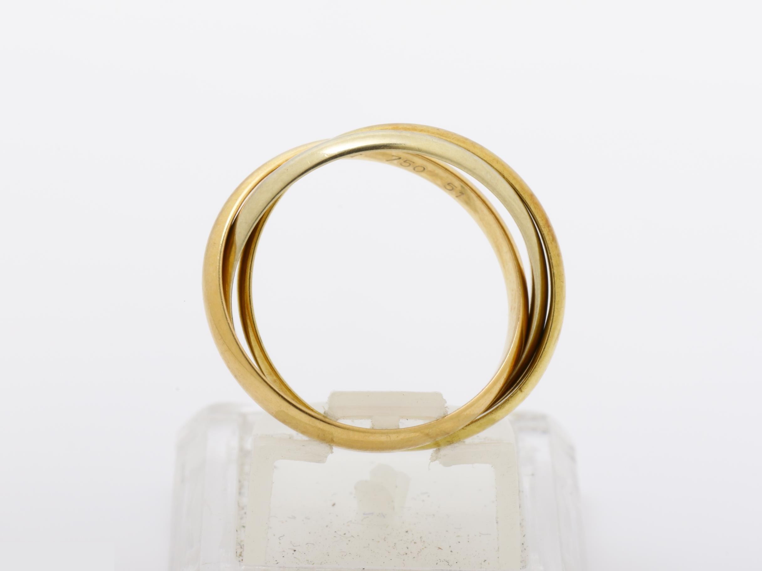 Trinity (precious metal) ring, 750, 4.9g, #51 — view 5