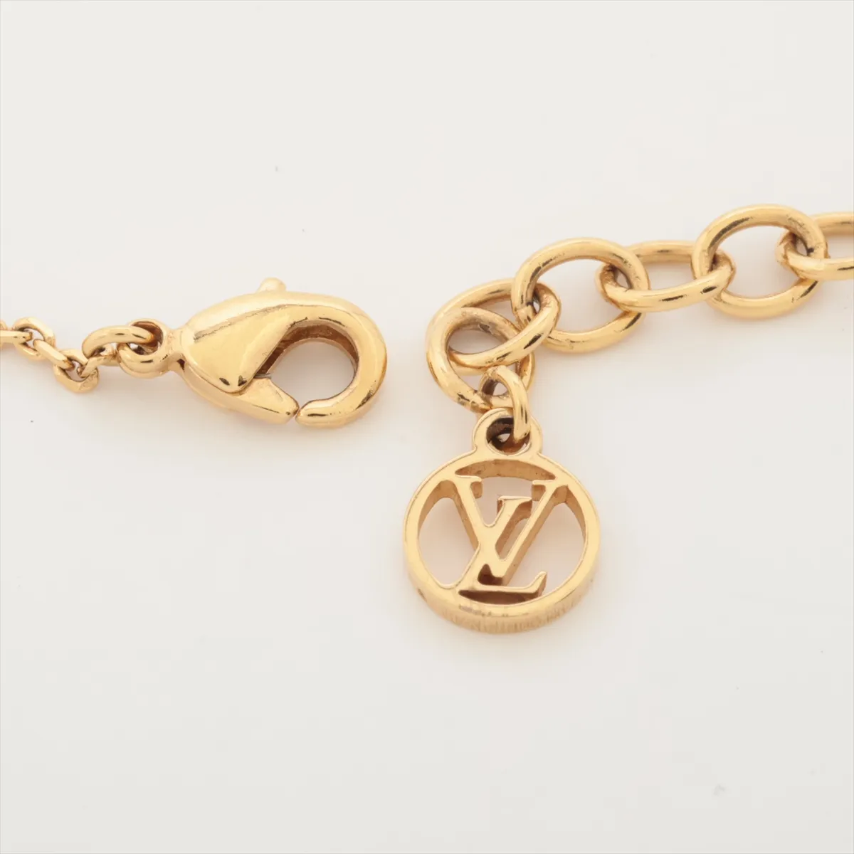 M00374 Brass Reptile LE0225 Bracelet GP x Rhinestone Gold — view 4