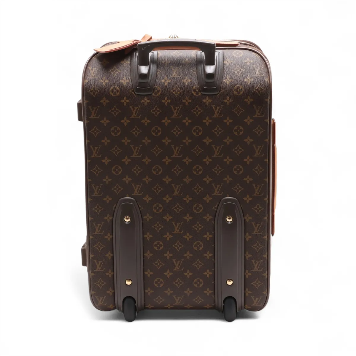 [Individually wrapped] Louis Vuitton Monogram Peguse 60 M23250 SP0042 Brown Initial Garment Cover with Hanger — view 2