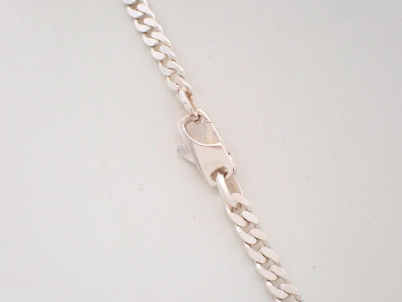 Necklace, 925 sterling silver, 17.7g, chain approximately 44cm — view 2