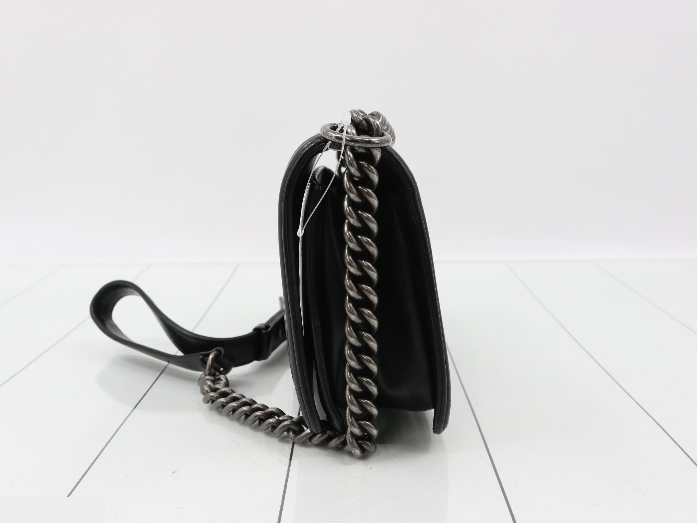 BOY CHANEL Calfskin Shoulder Bag — view 3