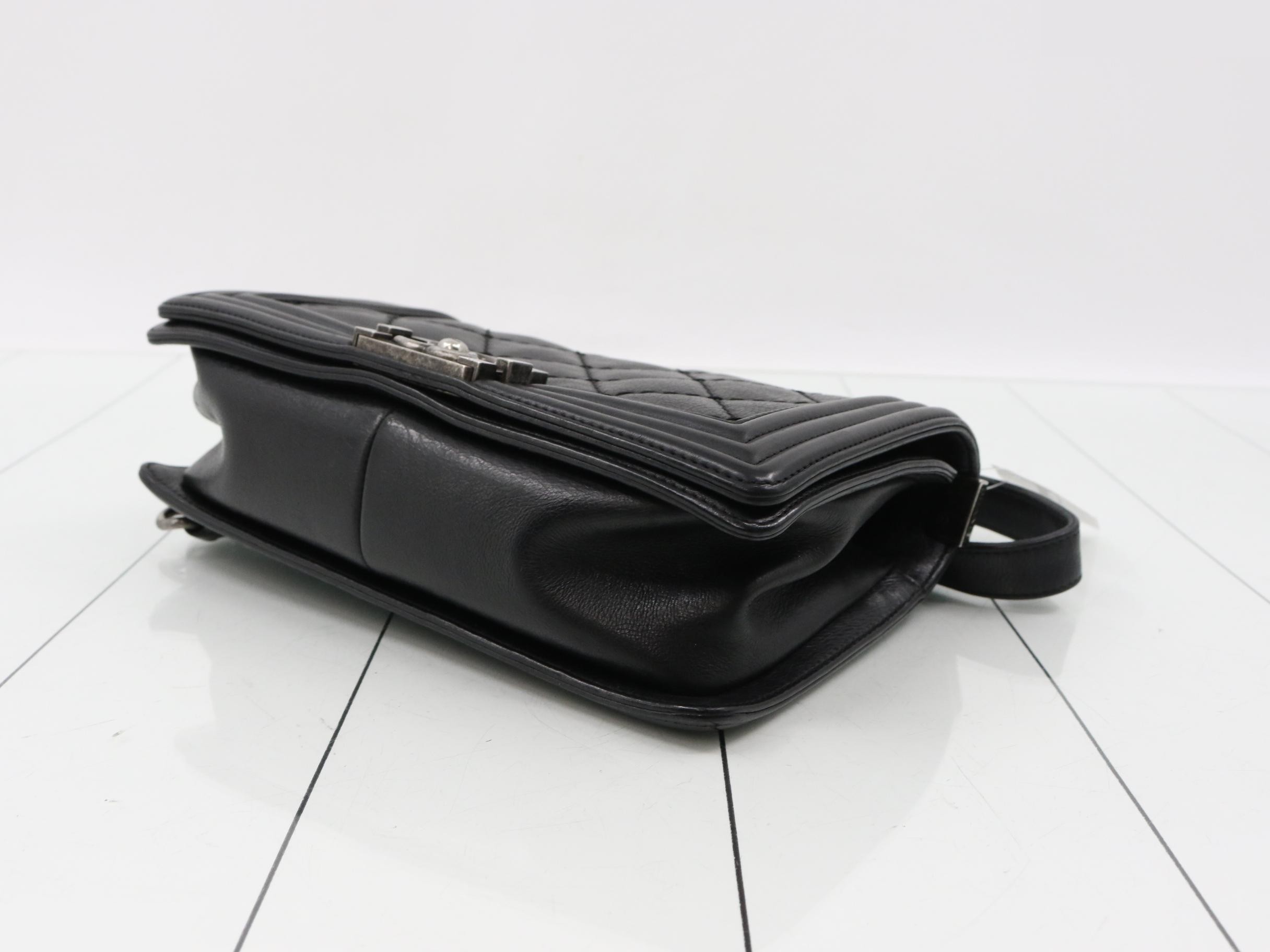 BOY CHANEL Calfskin Shoulder Bag — view 6