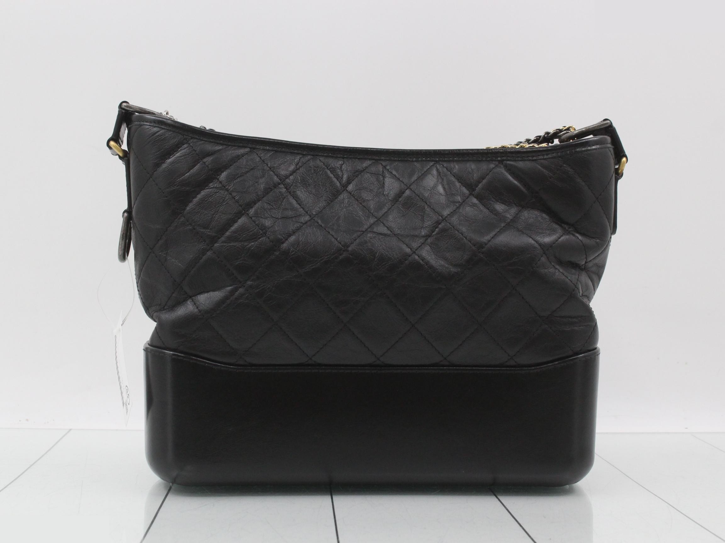 Gabrielle de Chanel Leather Chain Shoulder Bag — view 2
