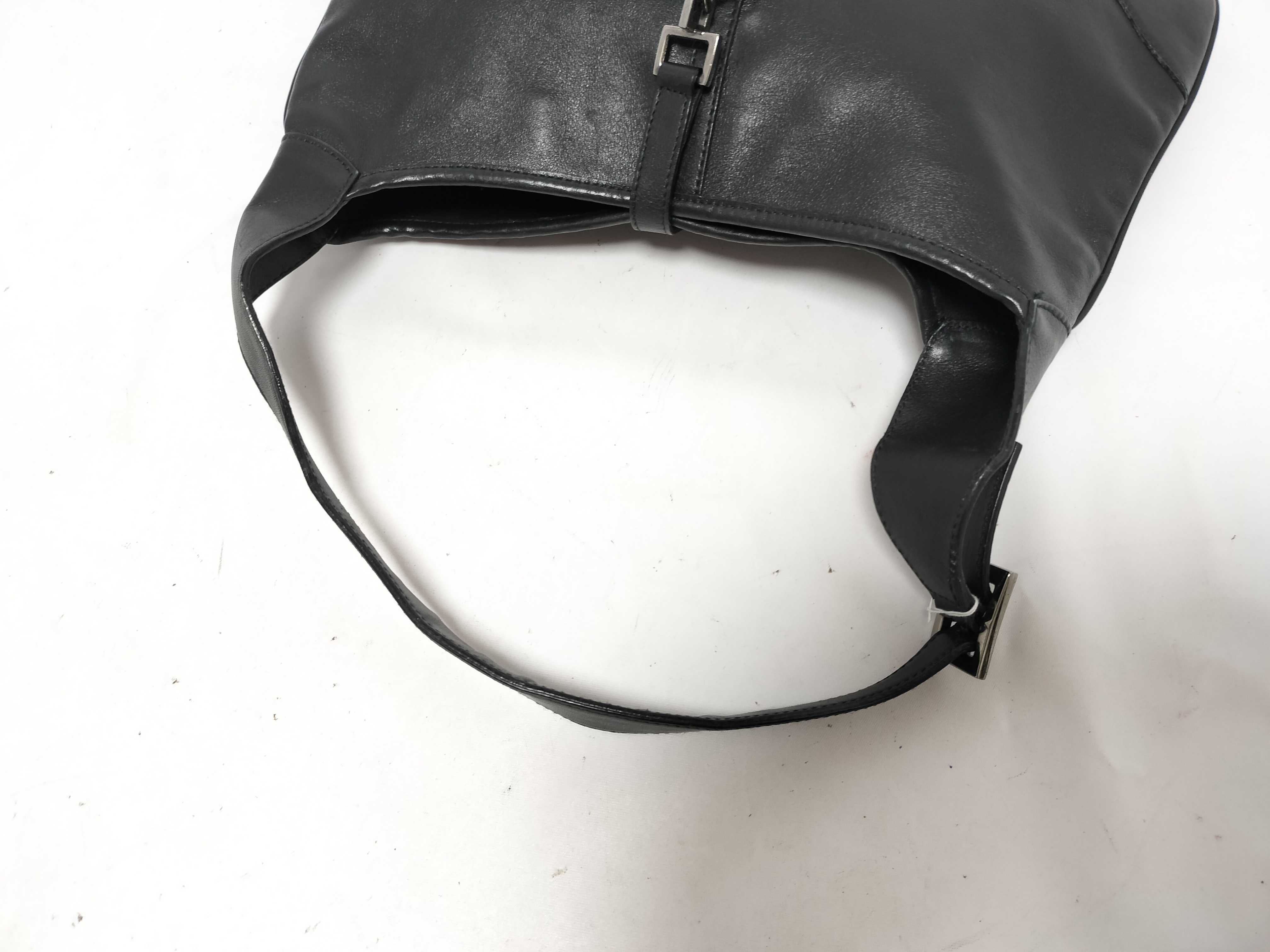 Jackie Leather Shoulder Bag, Black Handbag — view 3