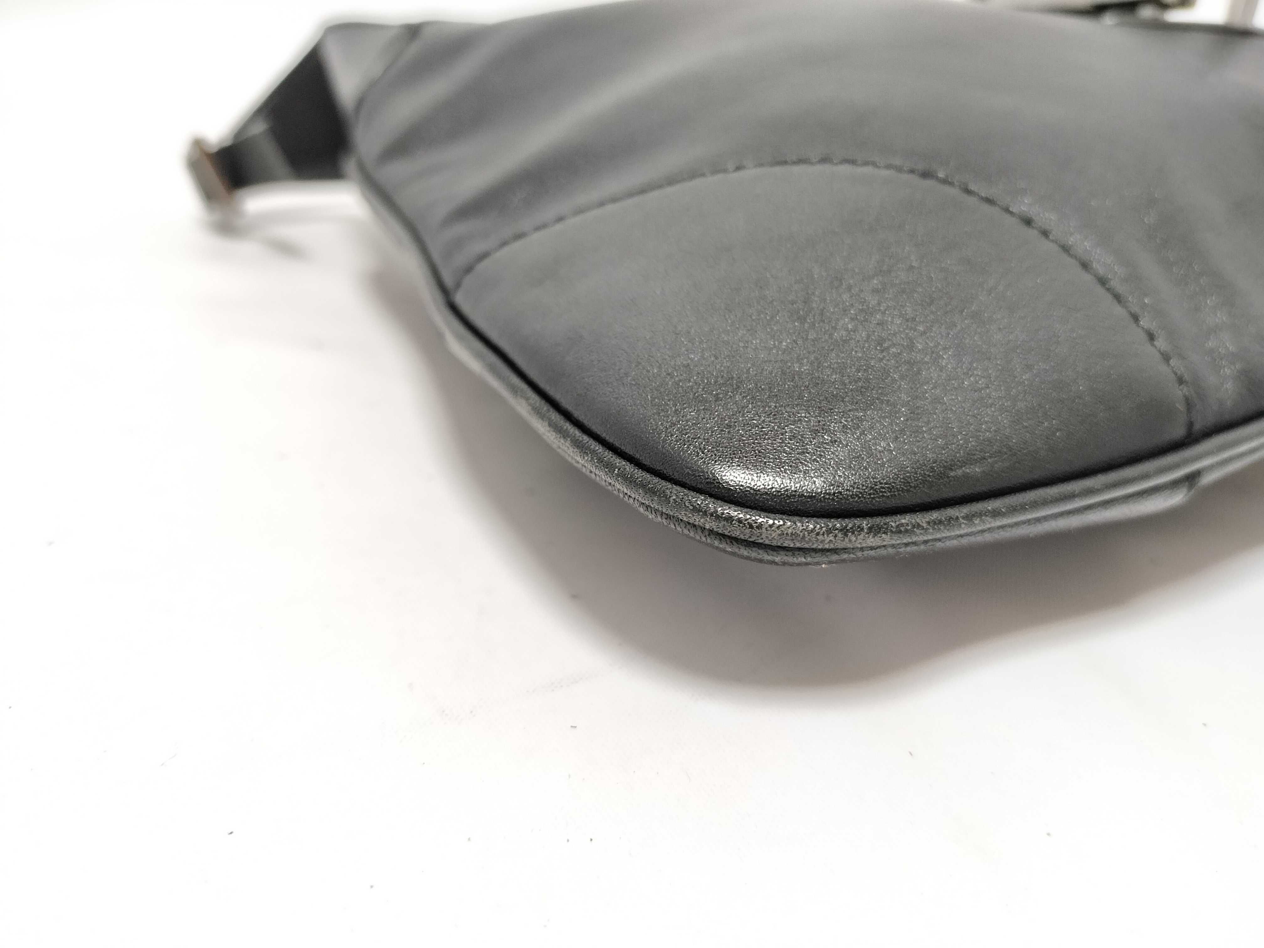 Jackie Leather Shoulder Bag, Black Handbag — view 7