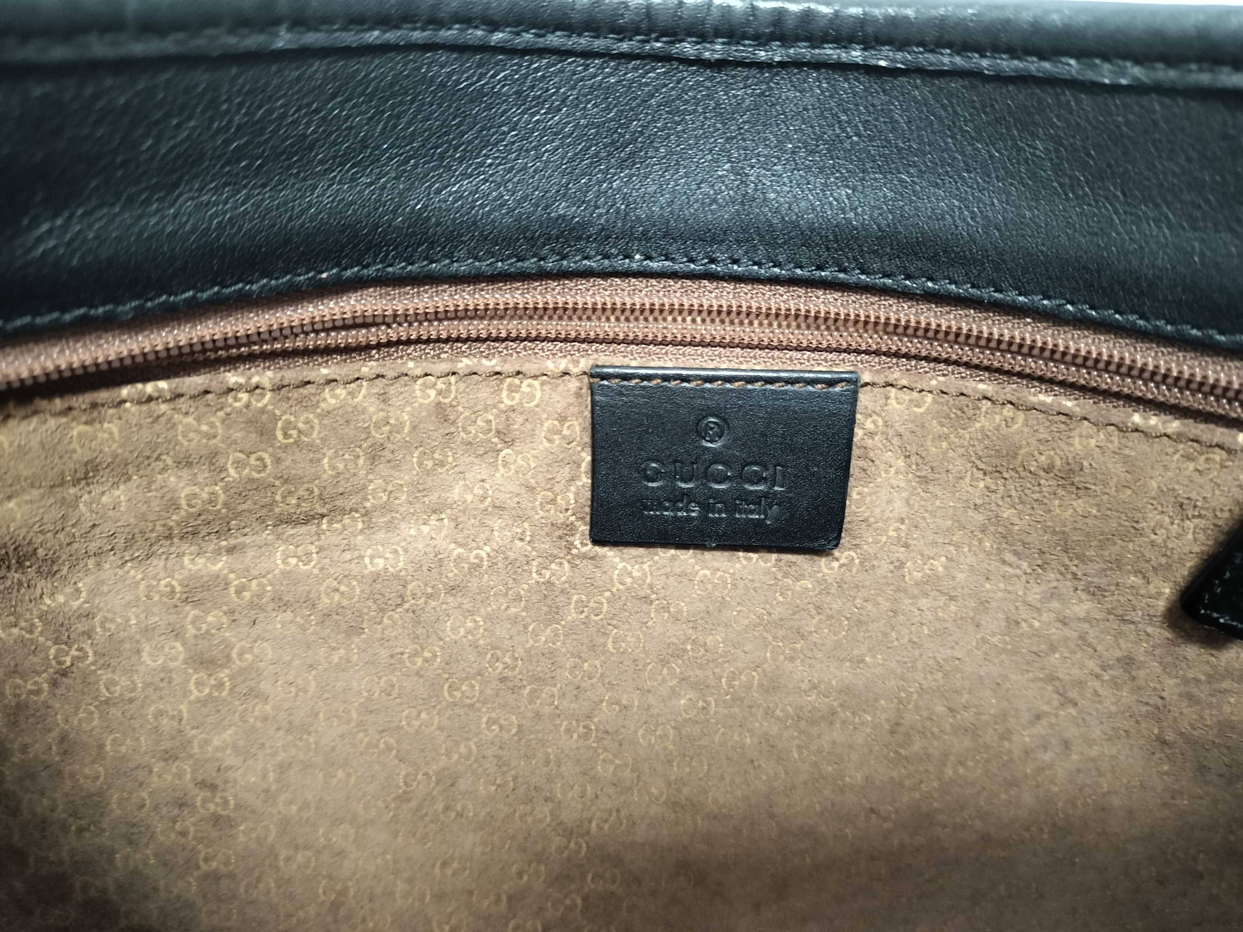 Jackie Leather Shoulder Bag, Black Handbag — view 10