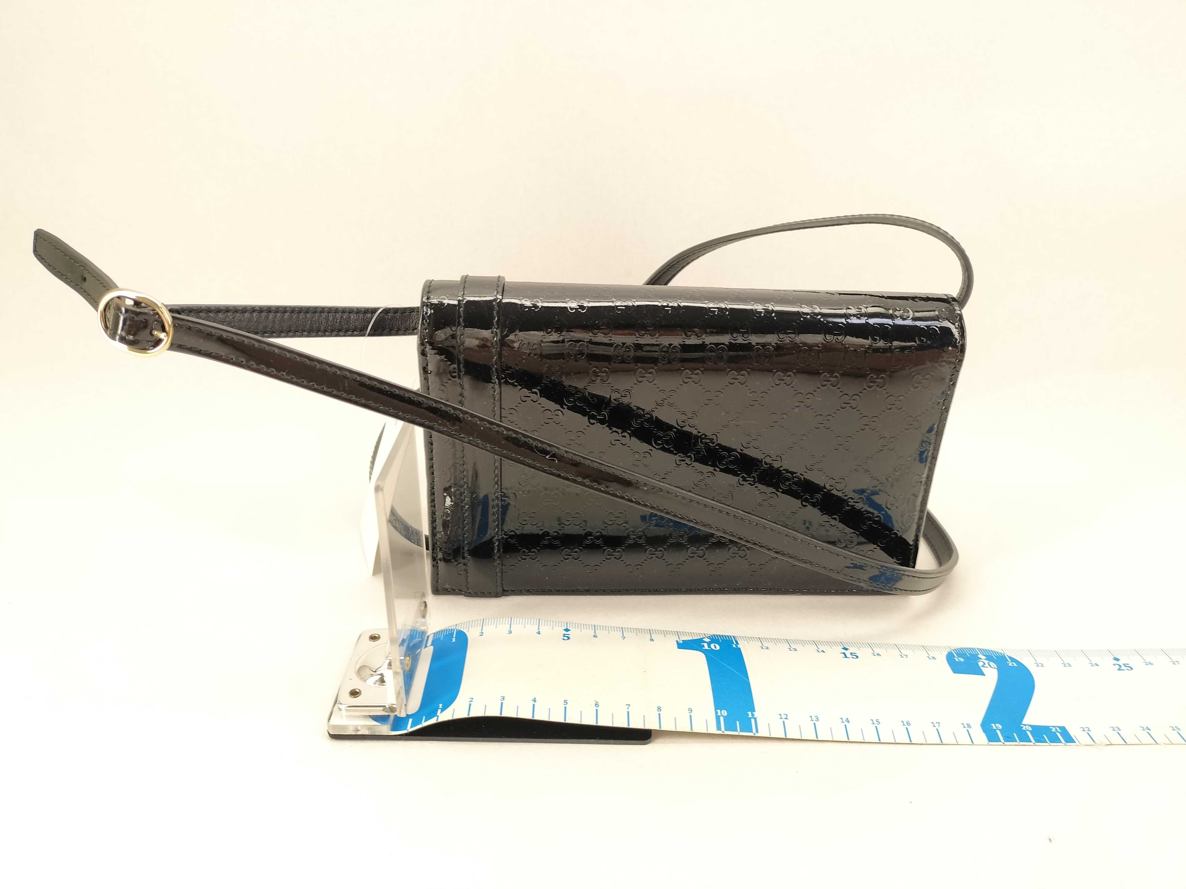 Micro GG Patent Shoulder Wallet 354086 Shoulder Bag — view 2