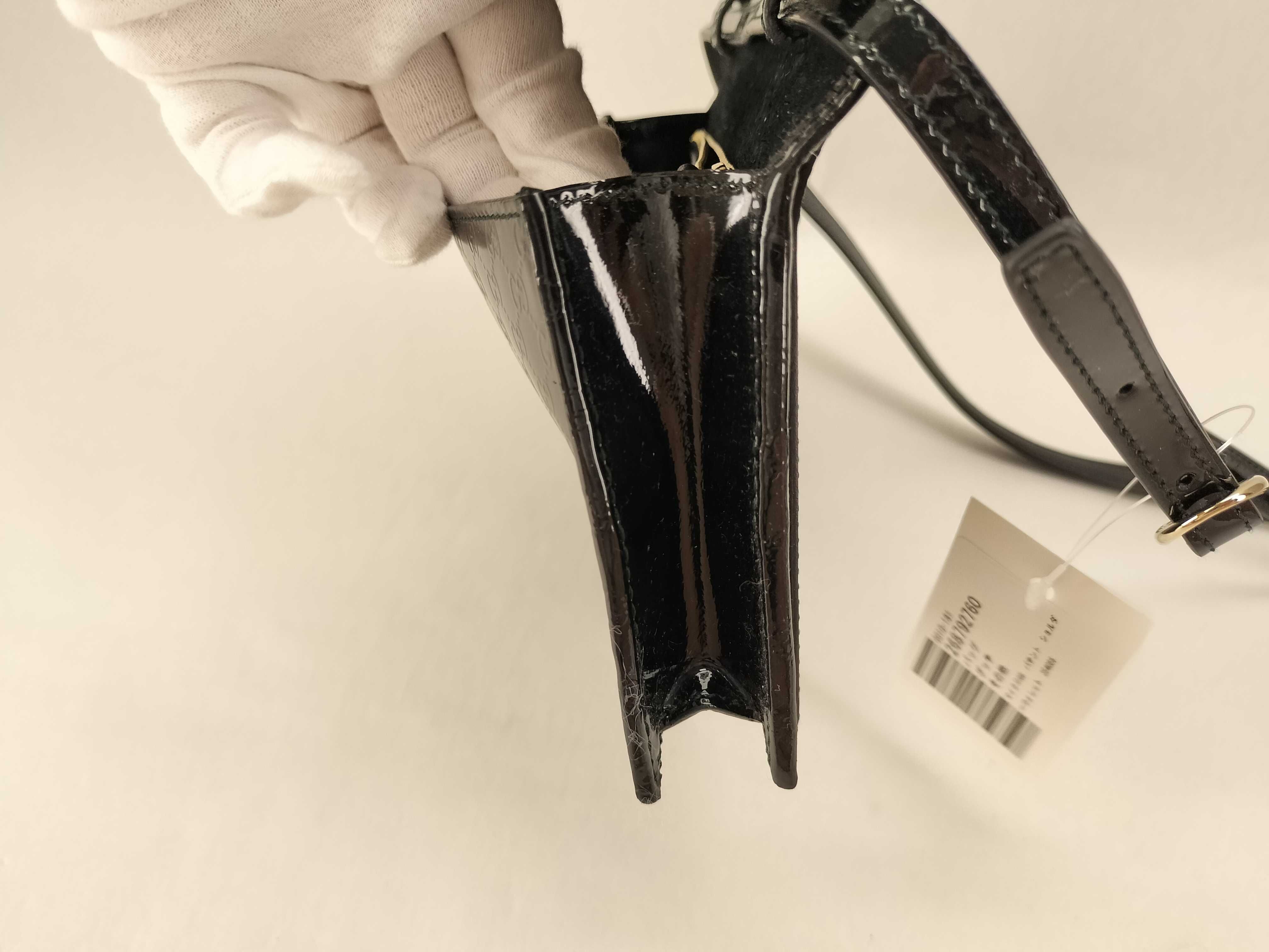 Micro GG Patent Shoulder Wallet 354086 Shoulder Bag — view 13