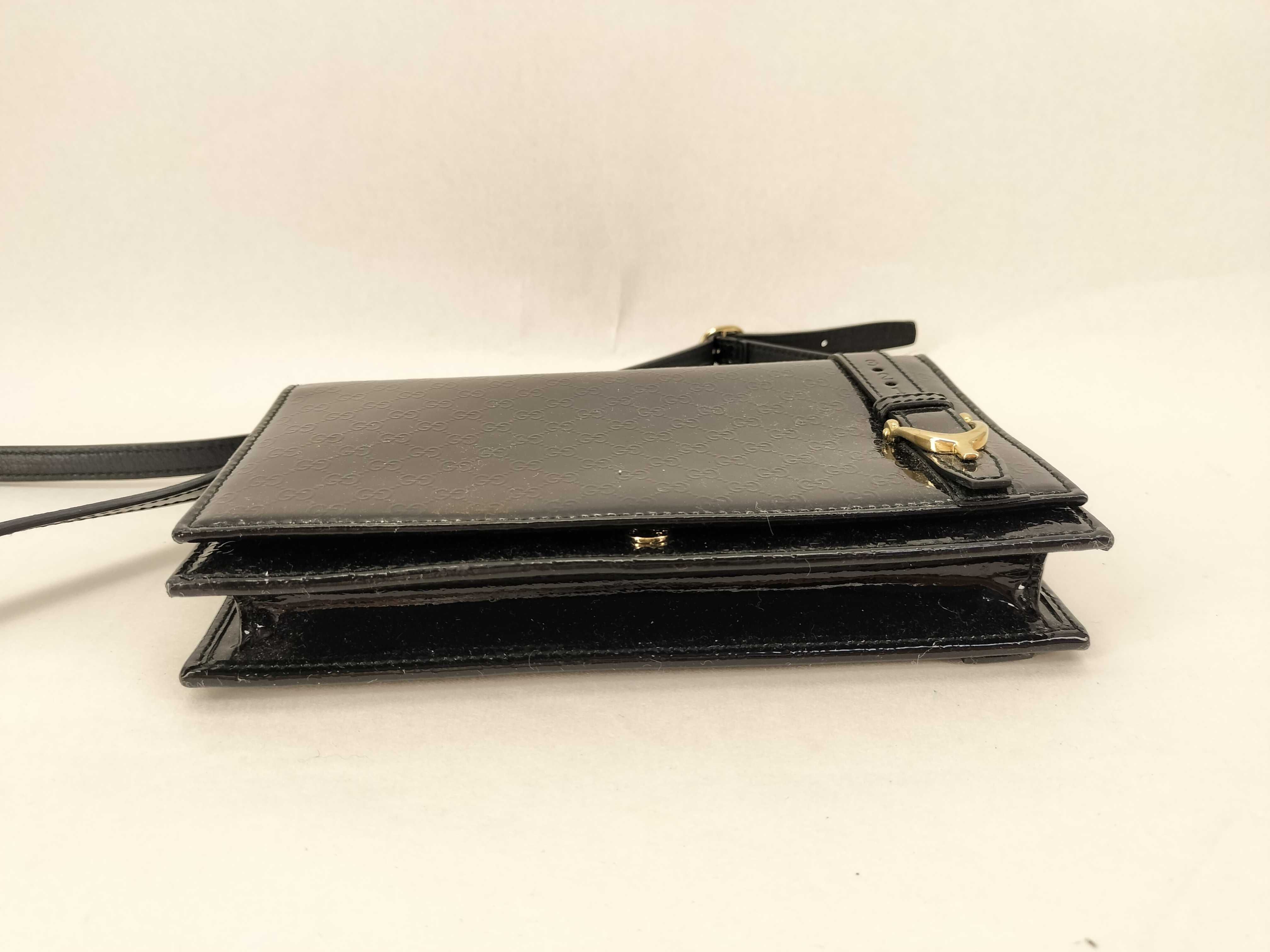 Micro GG Patent Shoulder Wallet 354086 Shoulder Bag — view 6