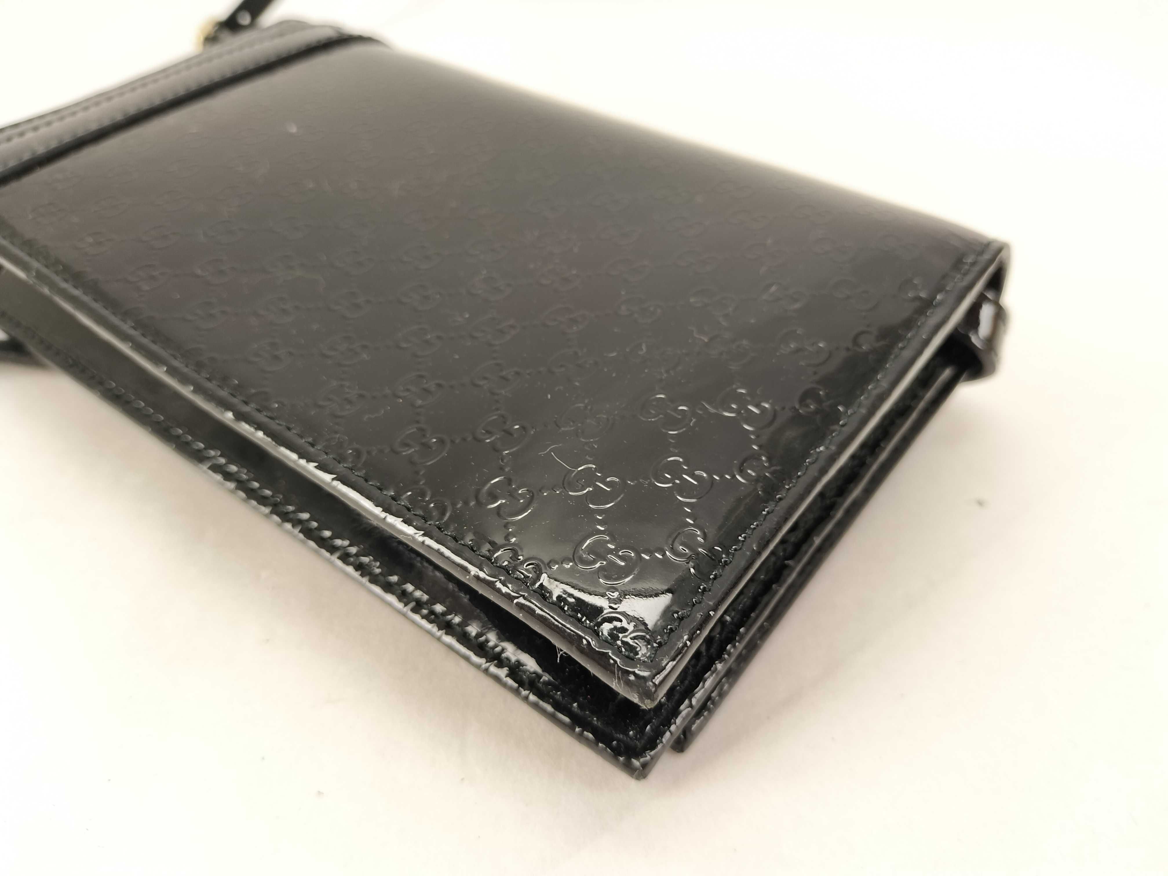 Micro GG Patent Shoulder Wallet 354086 Shoulder Bag — view 7