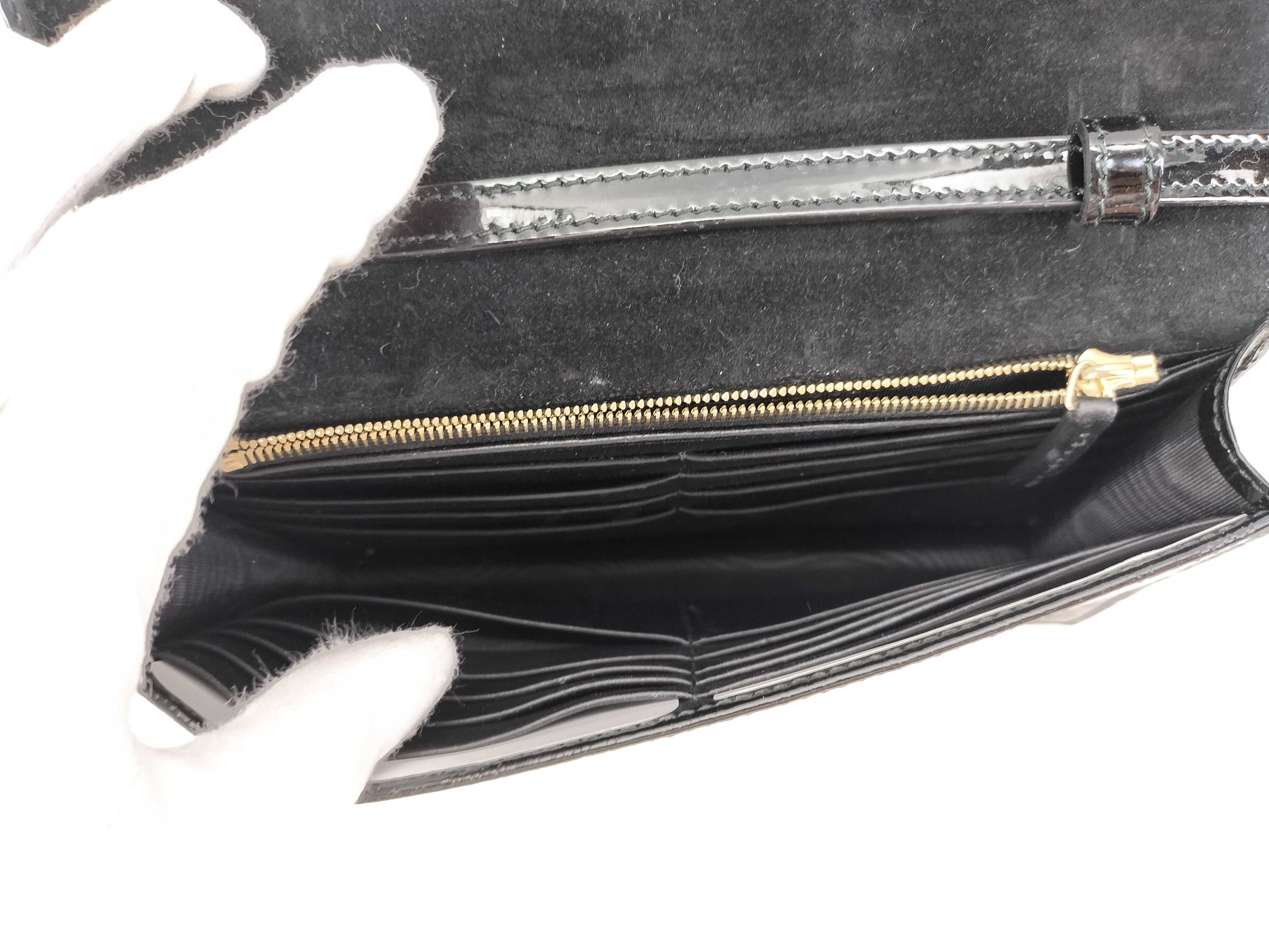 Micro GG Patent Shoulder Wallet 354086 Shoulder Bag — view 9