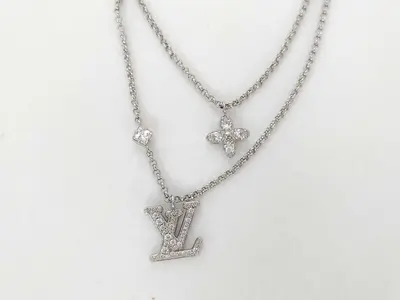 Lady LV Necklace, Metal Silver, MO2515 TE3234 Necklace