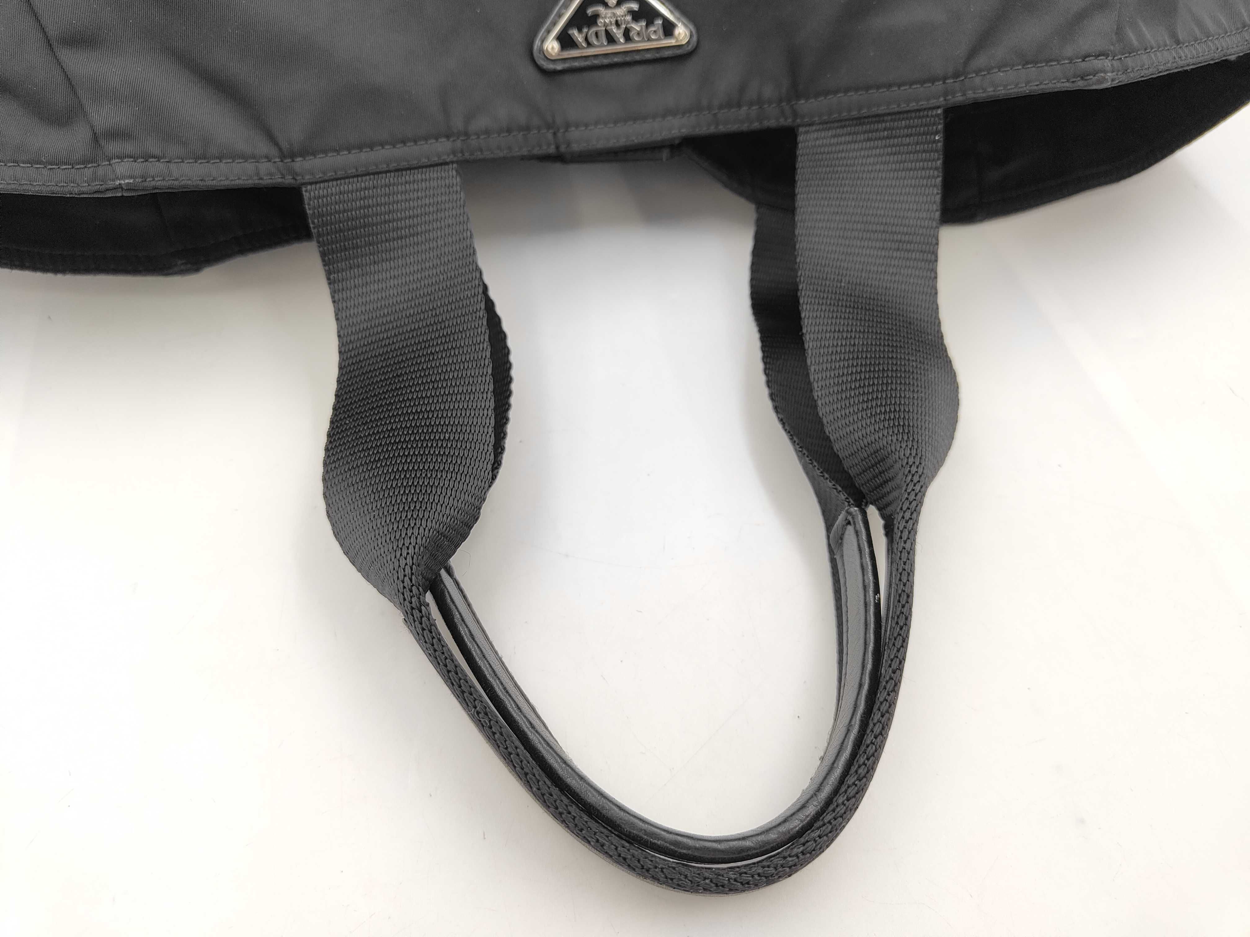 Nylon Prada Tote Bag Nylon Mother Bag Black Tote Bag — view 3
