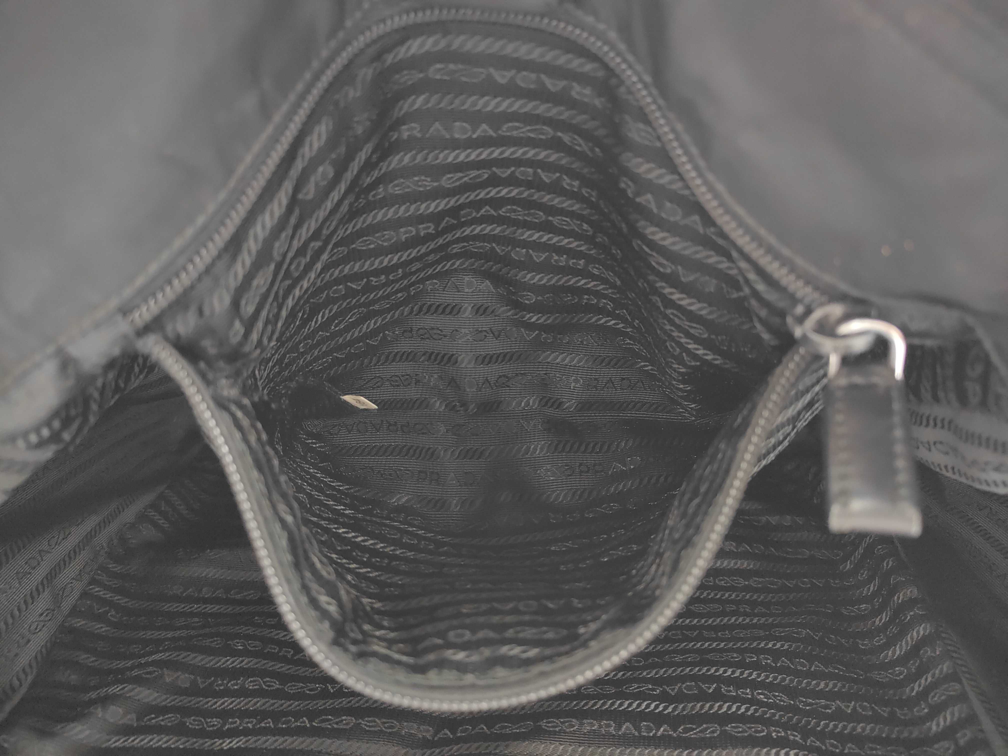 Nylon Prada Tote Bag Nylon Mother Bag Black Tote Bag — view 10