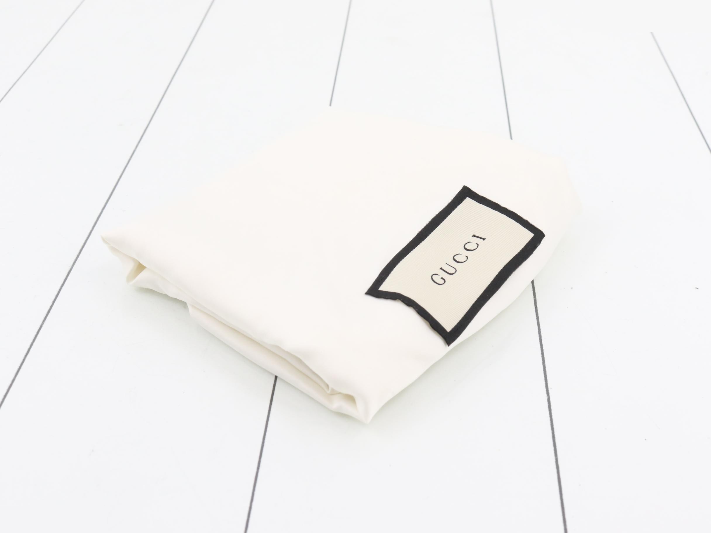 GG Canvas Waist Bag, Beige/Brown, Silver Hardware, with Dust Bag — view 7