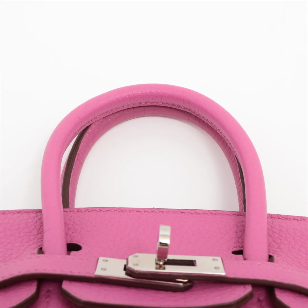 [Individually wrapped] Hermes Birkin 25 LeTourne Taurillon Clemence Magnolia Silver Hardware C:2018 — view 6