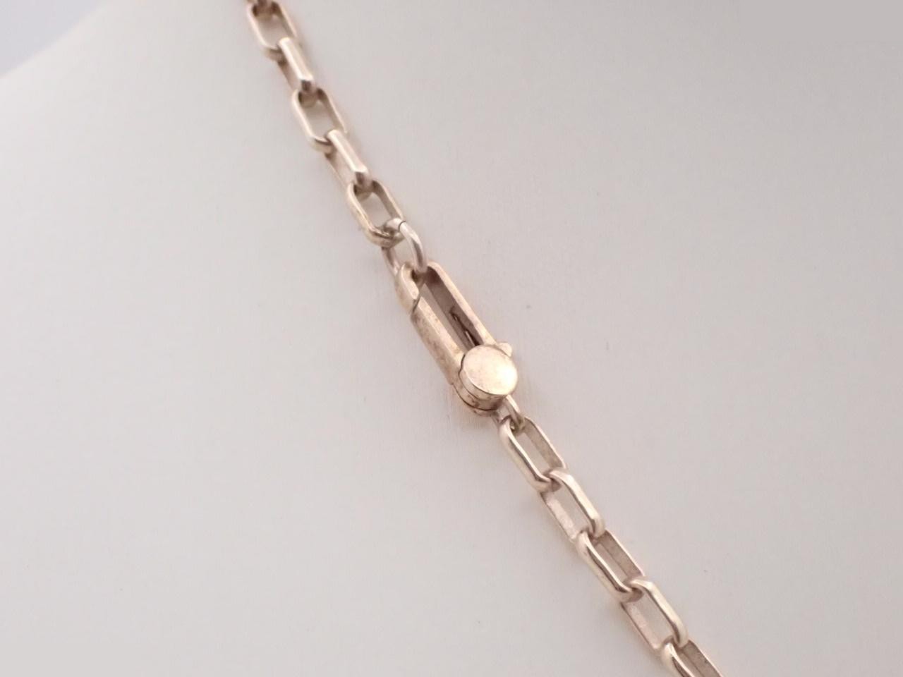 Interlocking Necklace, Sterling Silver (SV925), 21.5g — view 2