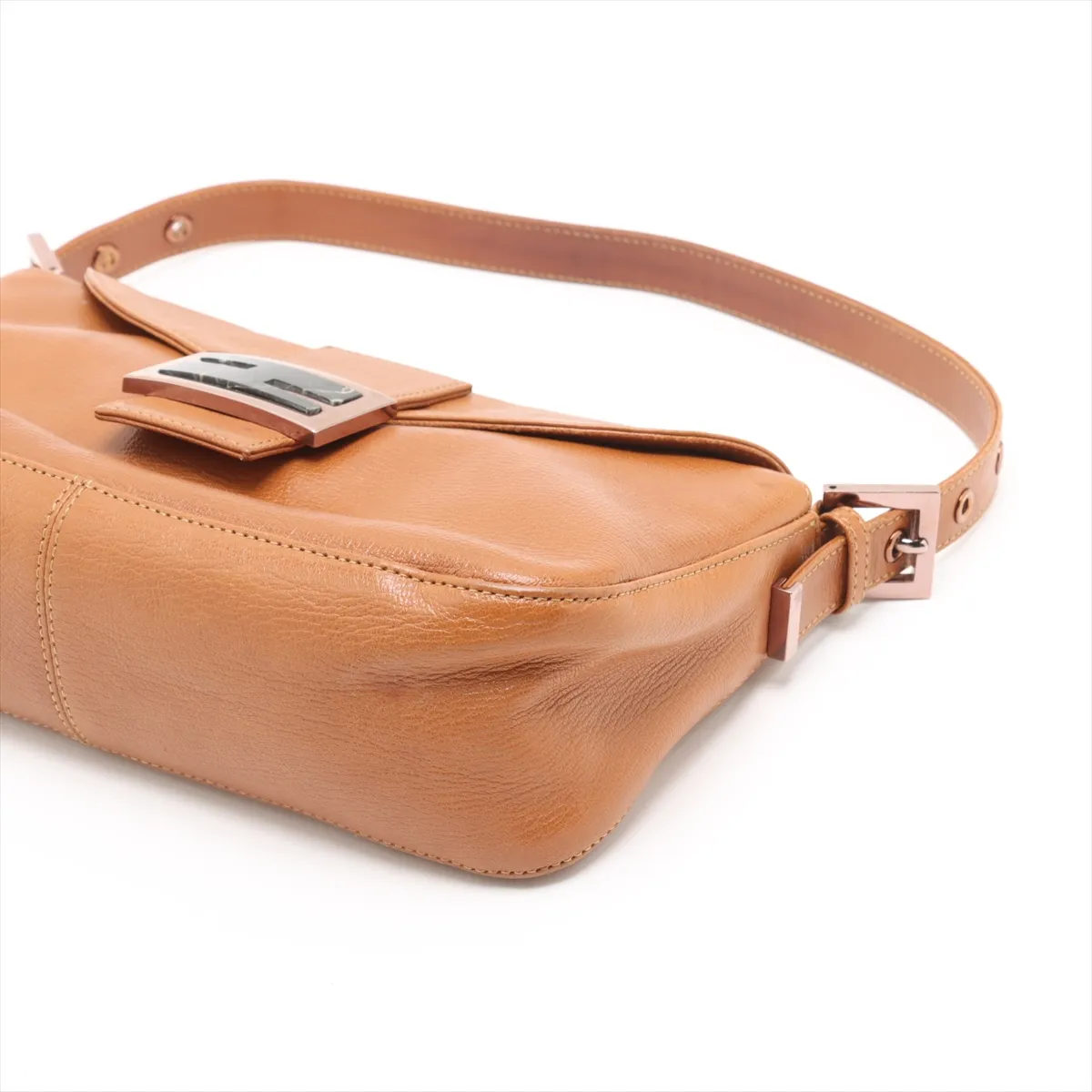 leather shoulder bag brown 8BR003 — view 3