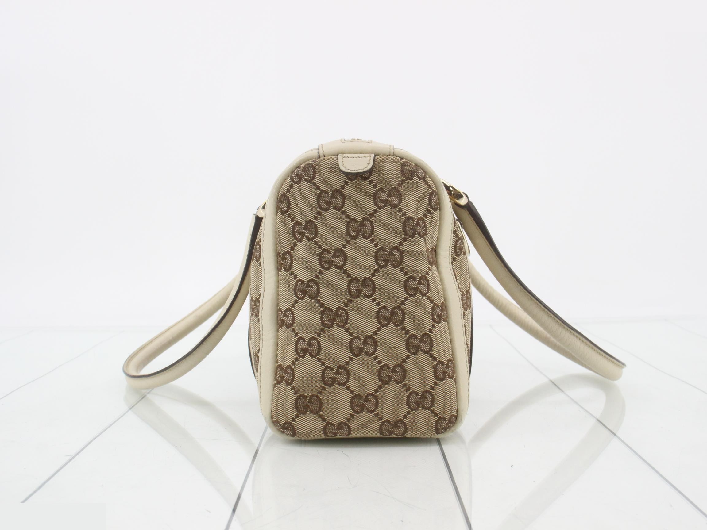 Abbey Handbag White Mini Boston 130942 1781 — view 3