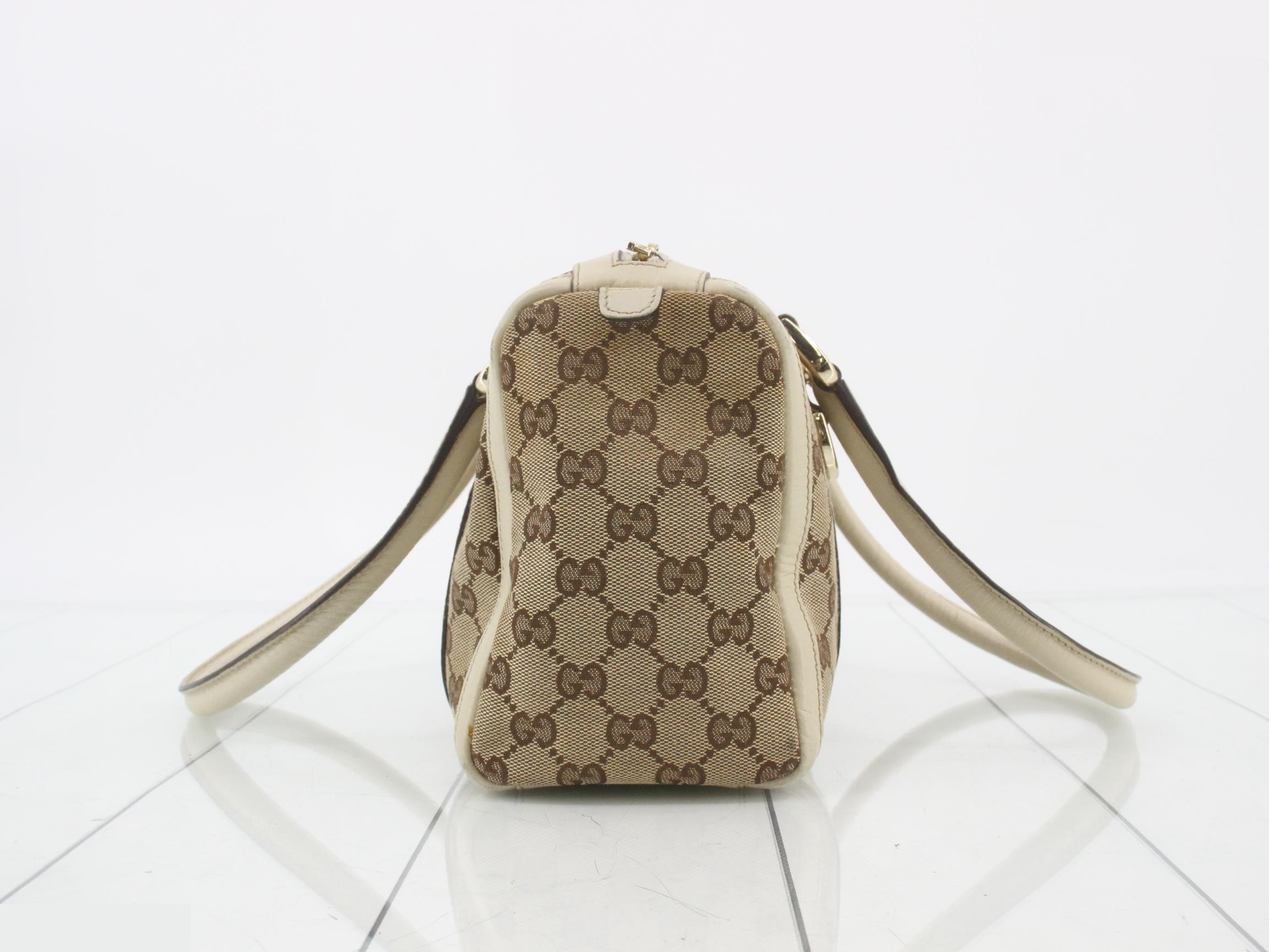 Abbey Handbag White Mini Boston 130942 1781 — view 4