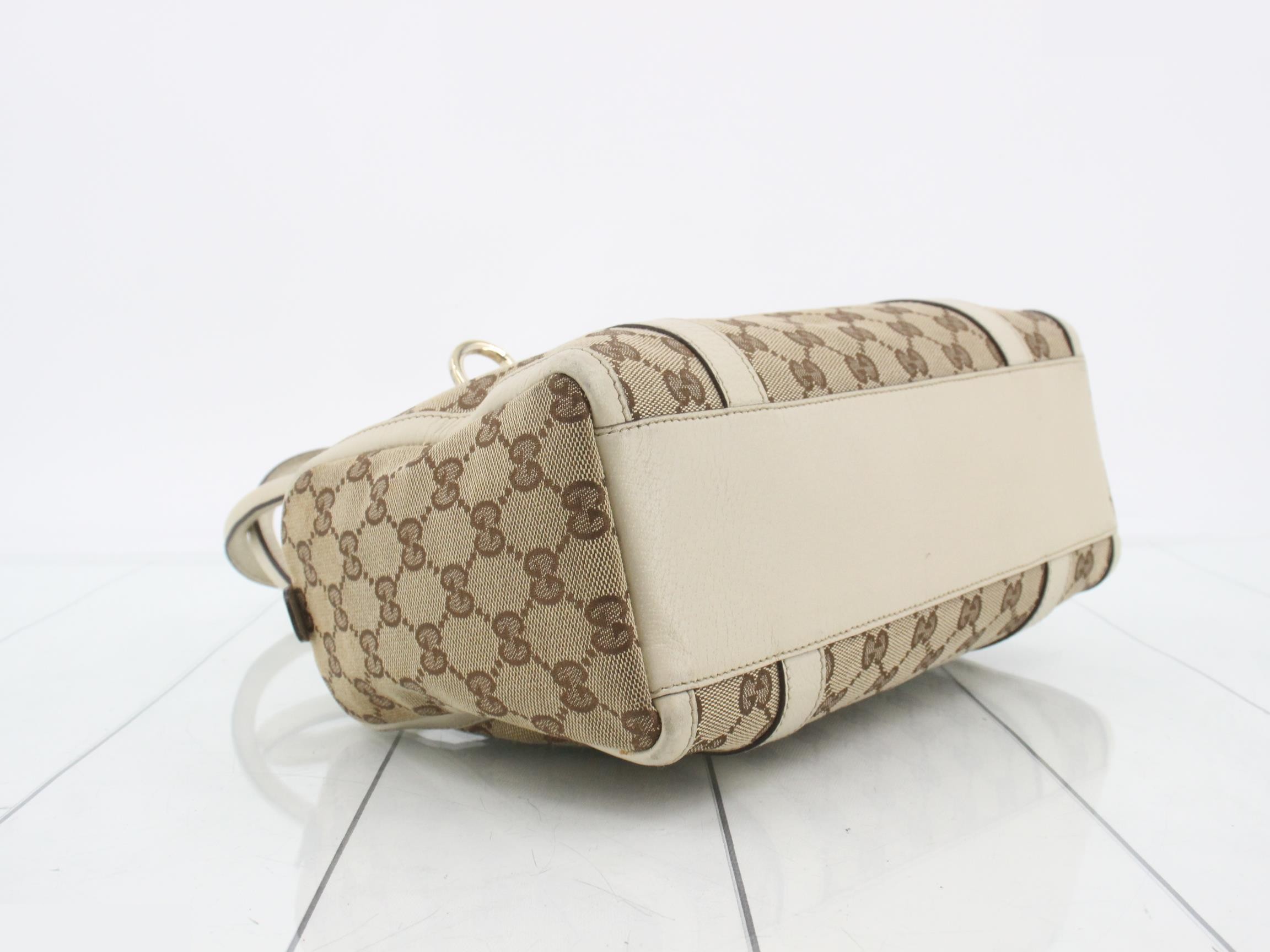 Abbey Handbag White Mini Boston 130942 1781 — view 5