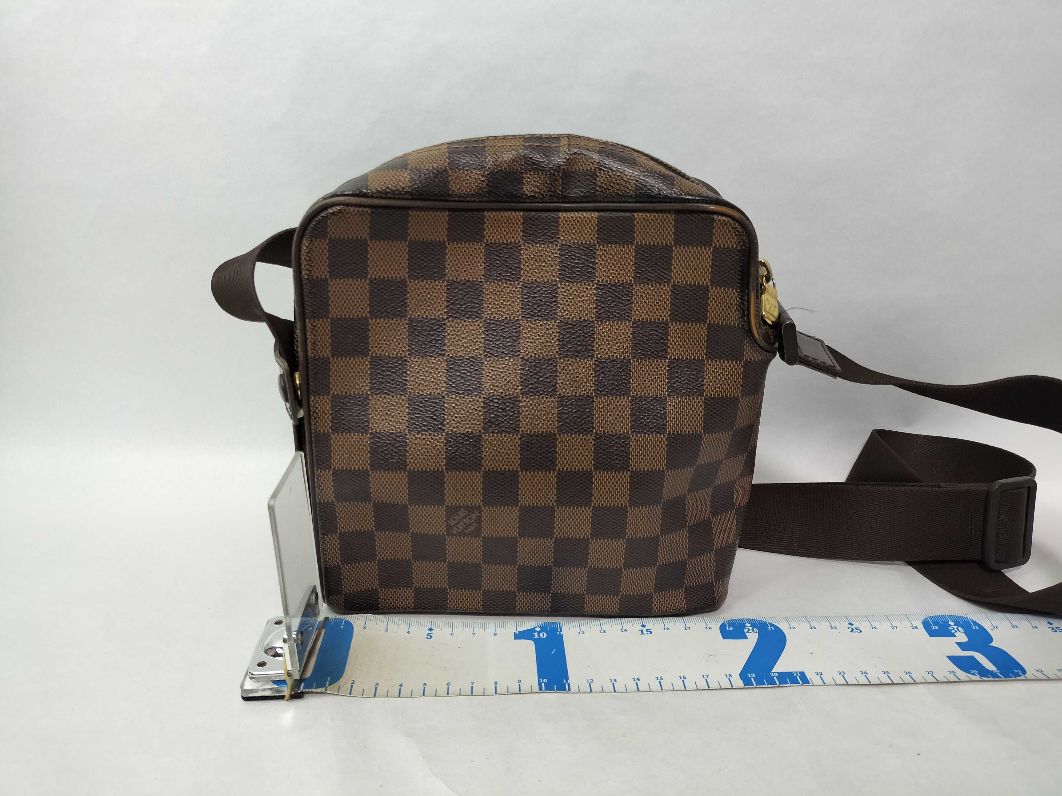 Damier Olaf PM N41442 Brown MI4058 Shoulder Bag — view 2