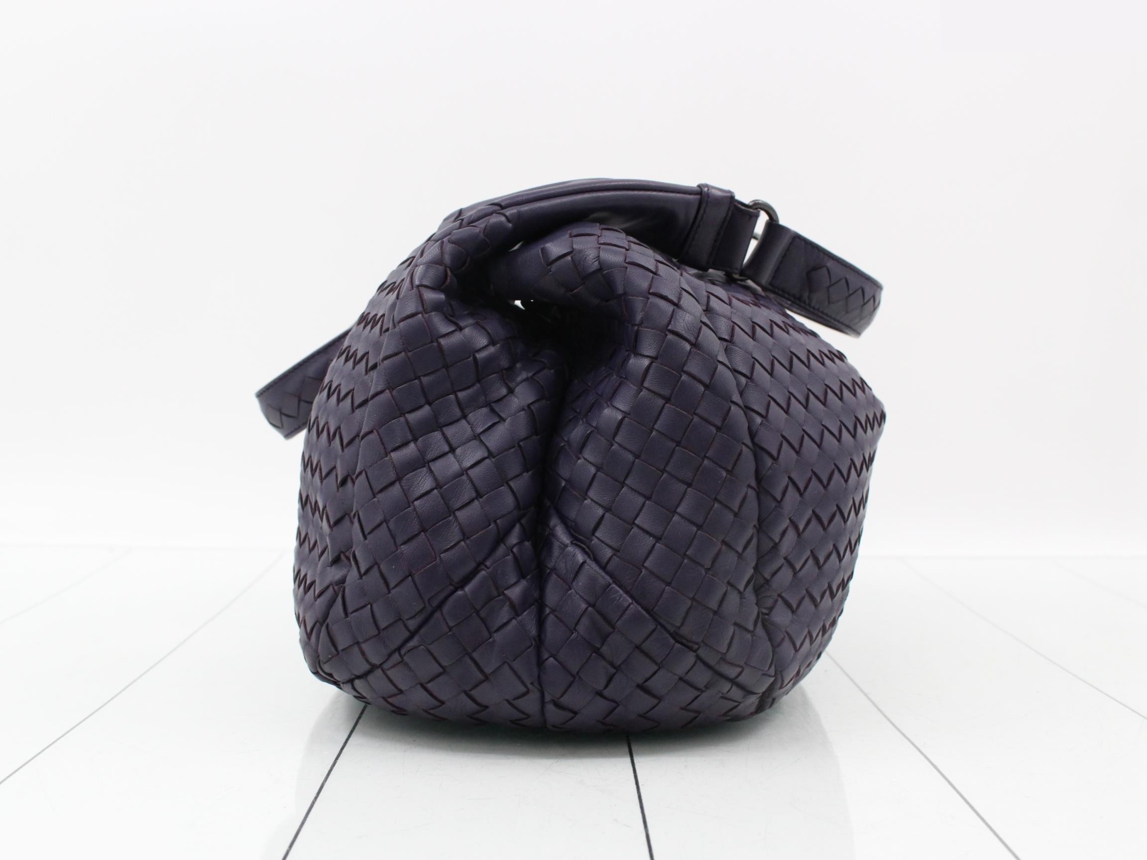 Intrecciato Campana Hobo Purple — view 3