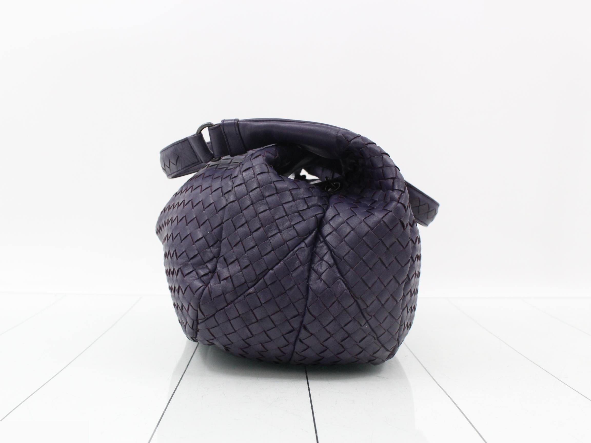 Intrecciato Campana Hobo Purple — view 4