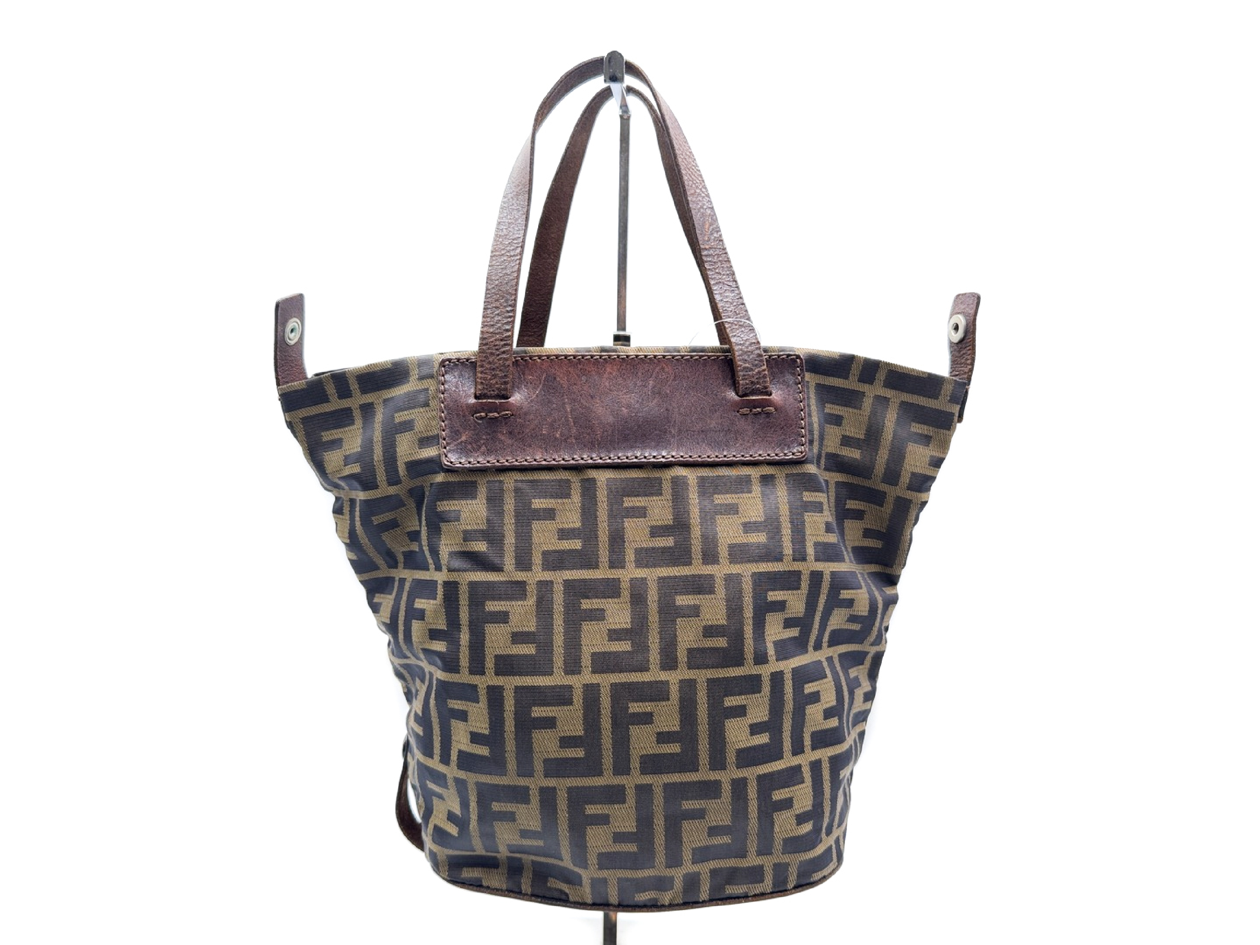 Zucca pattern leather handbag — view 2
