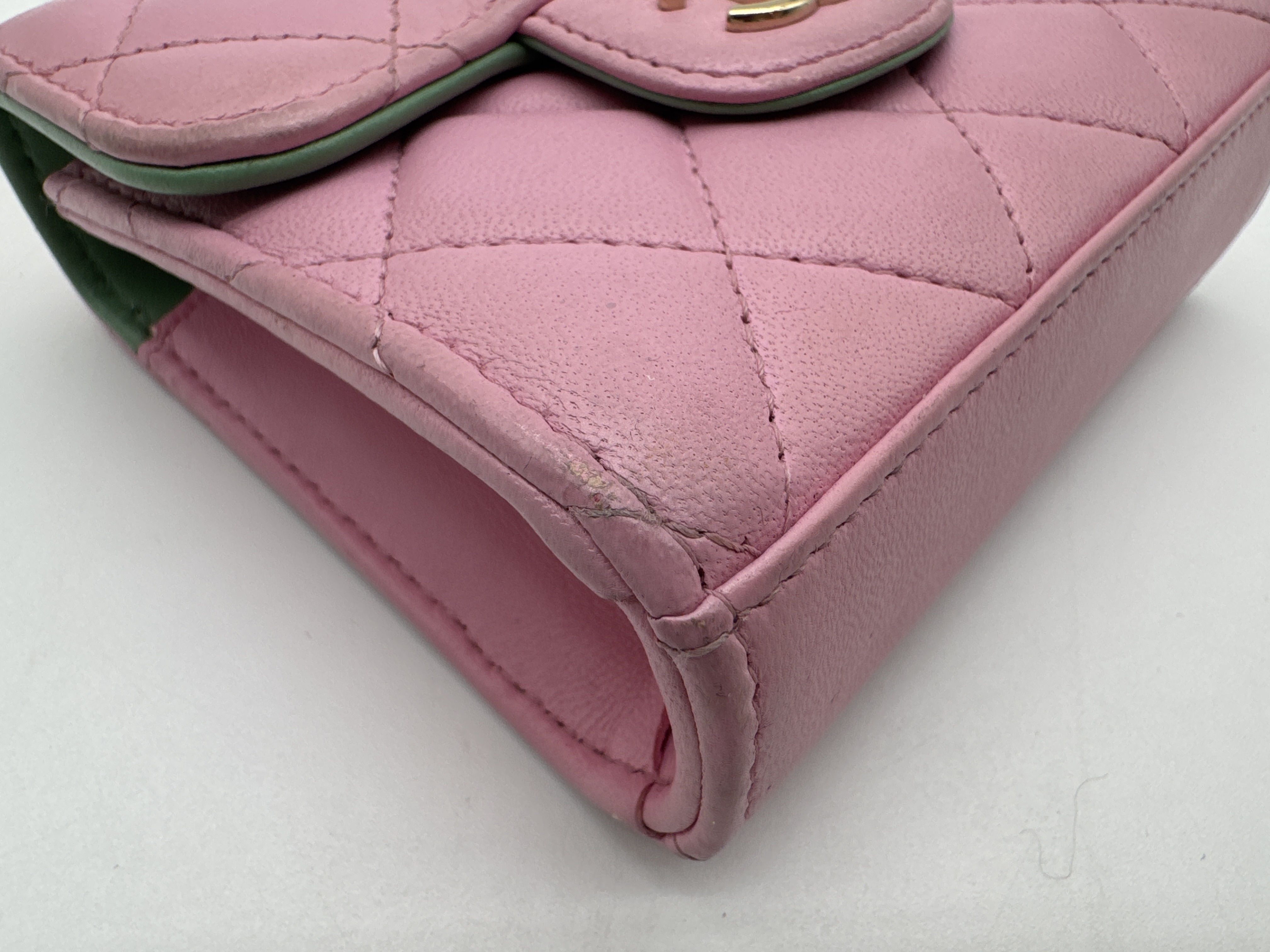Lambskin Top Handle Shoulder Bag Handbag — view 8