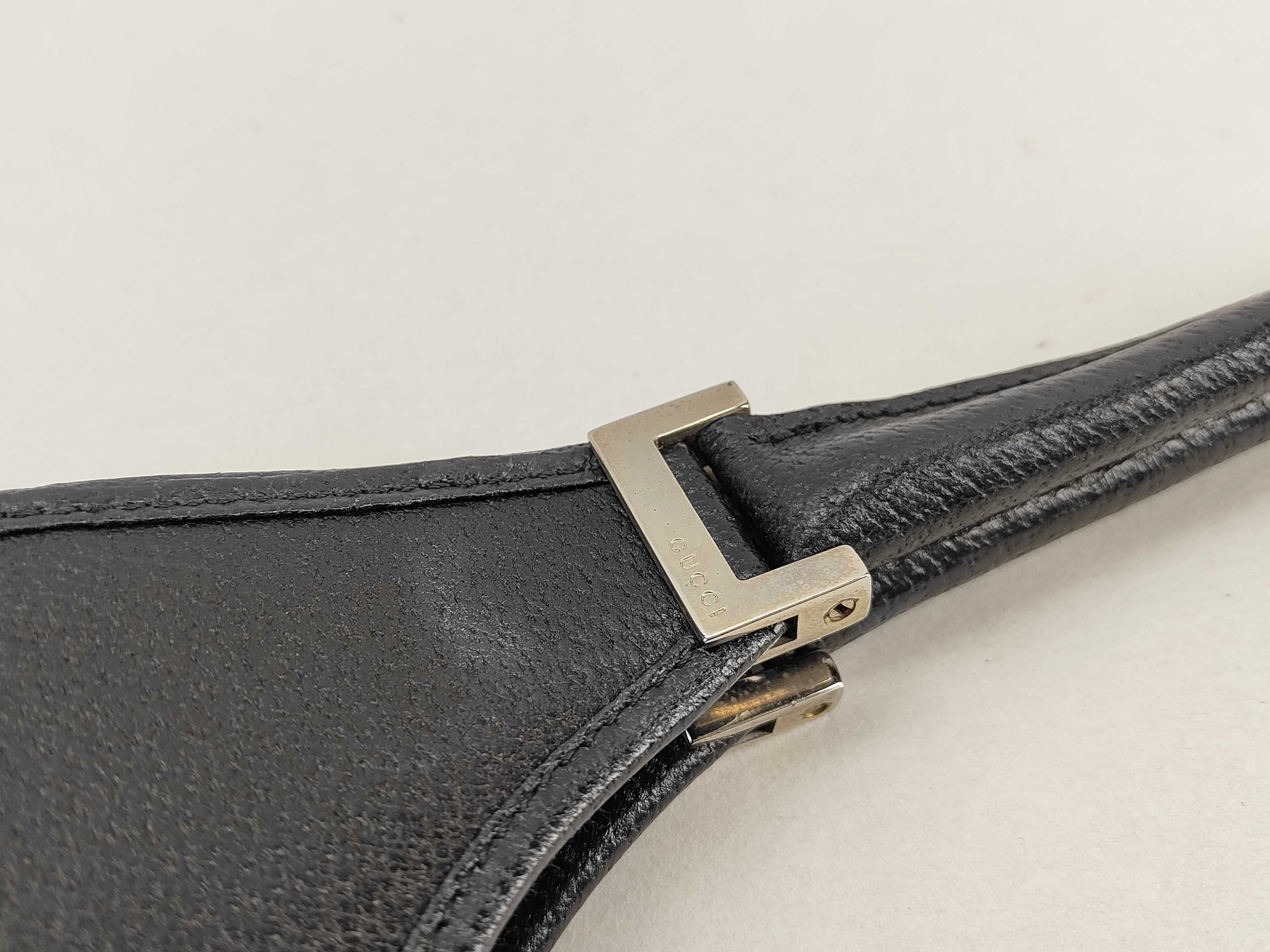 Jackie Leather Shoulder Bag (Black) — view 6