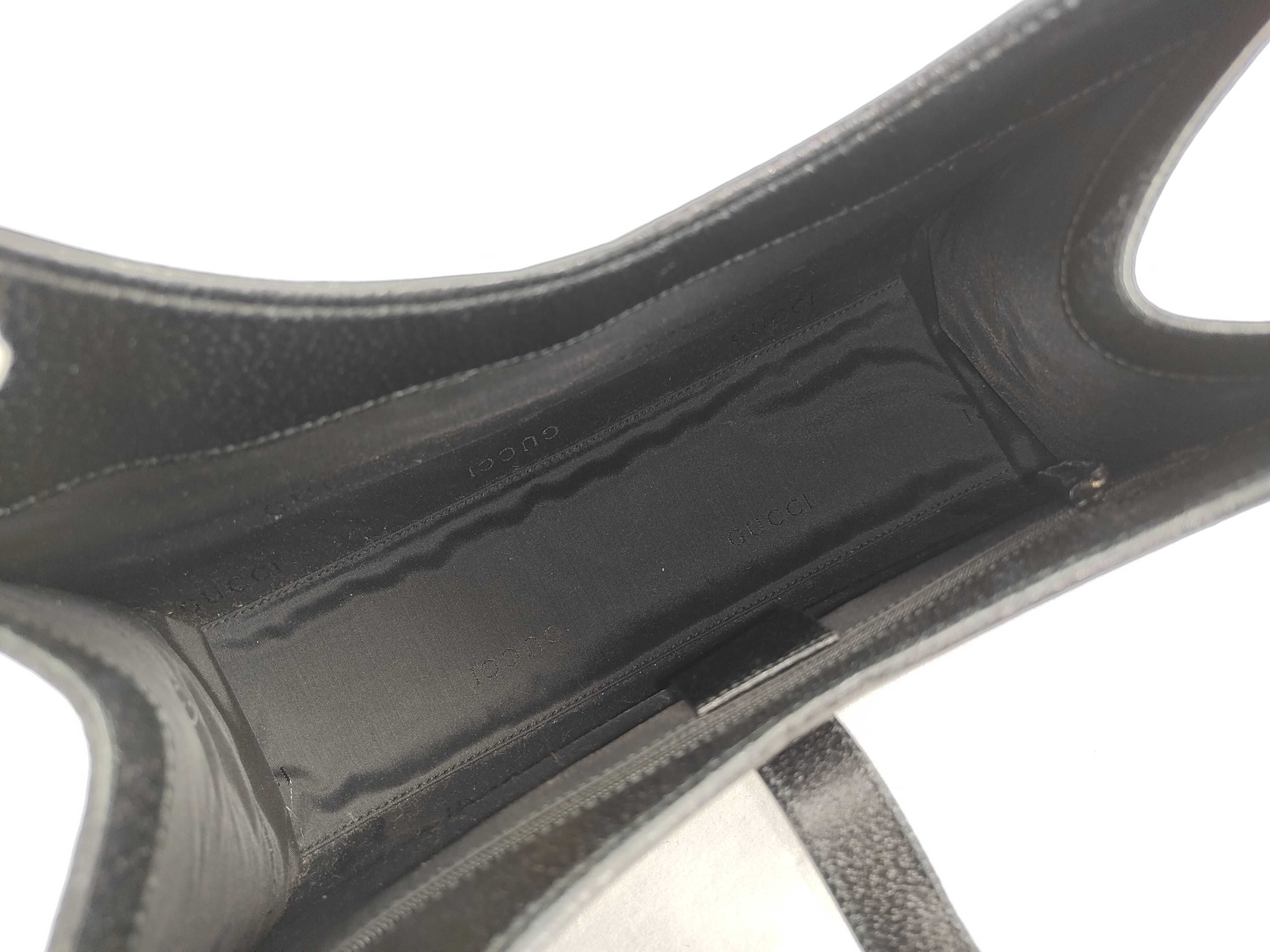 Jackie Leather Shoulder Bag (Black) — view 9