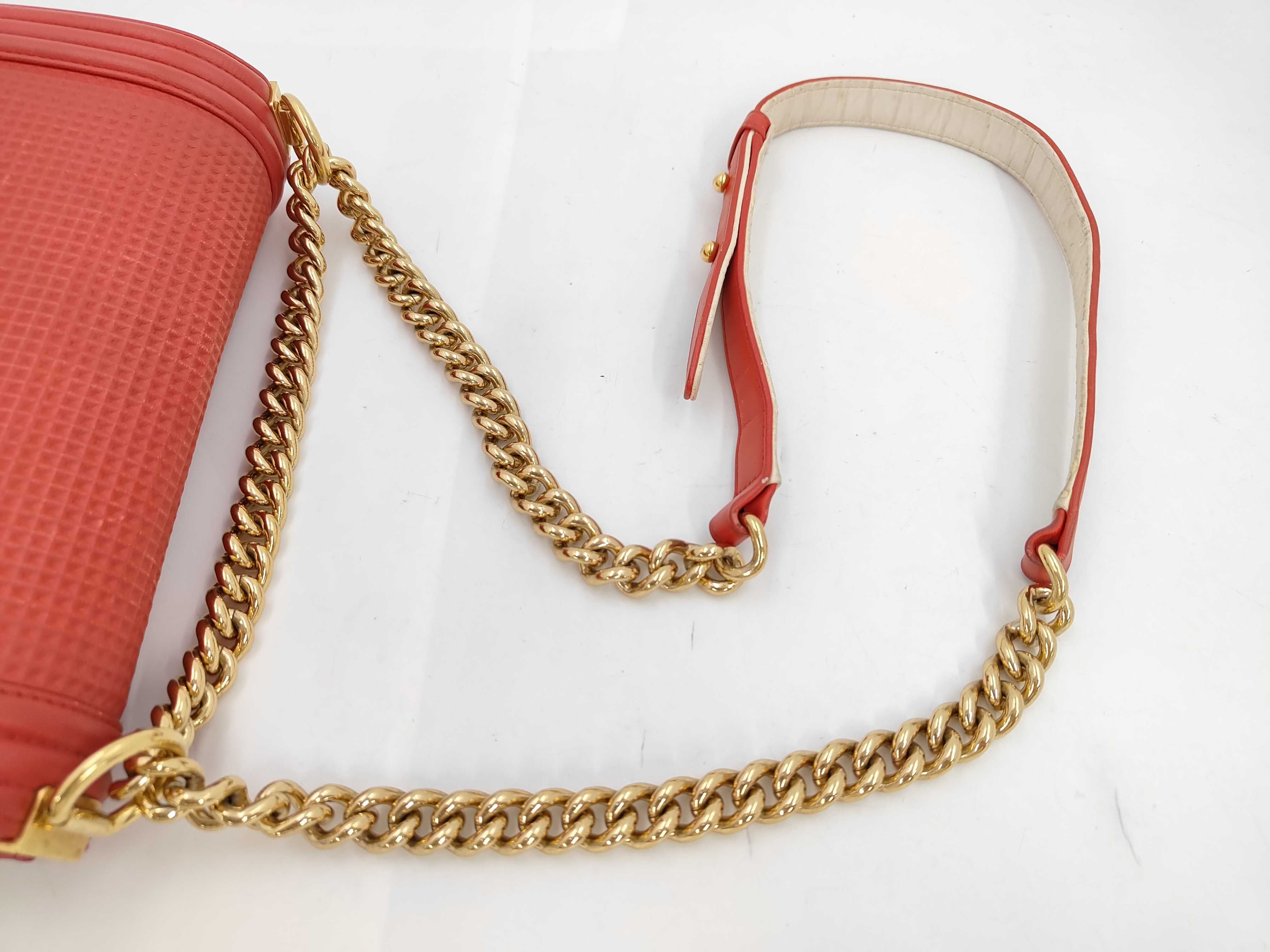 Le Boy Red Quilted Medium Handbag — view 6