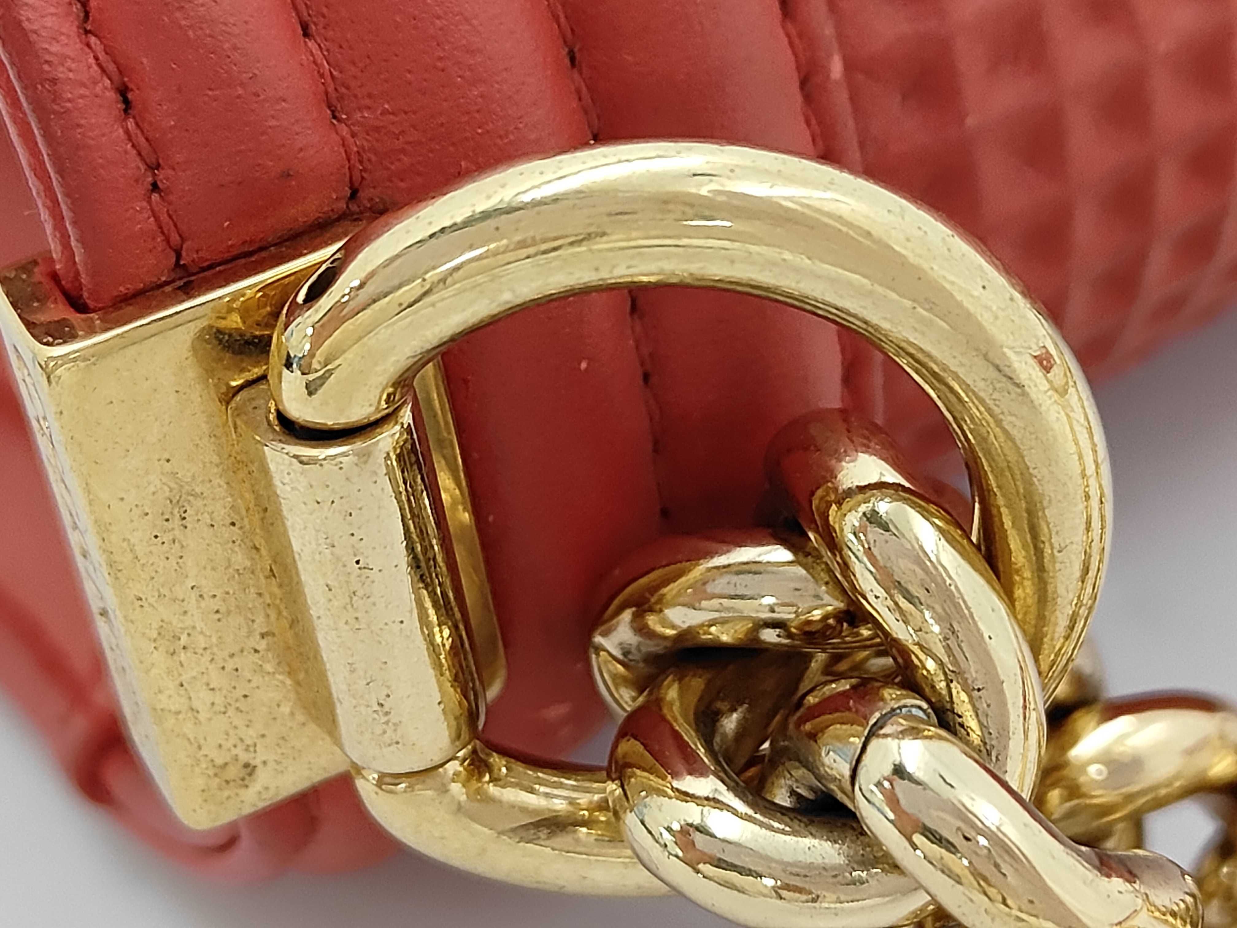 Le Boy Red Quilted Medium Handbag — view 9
