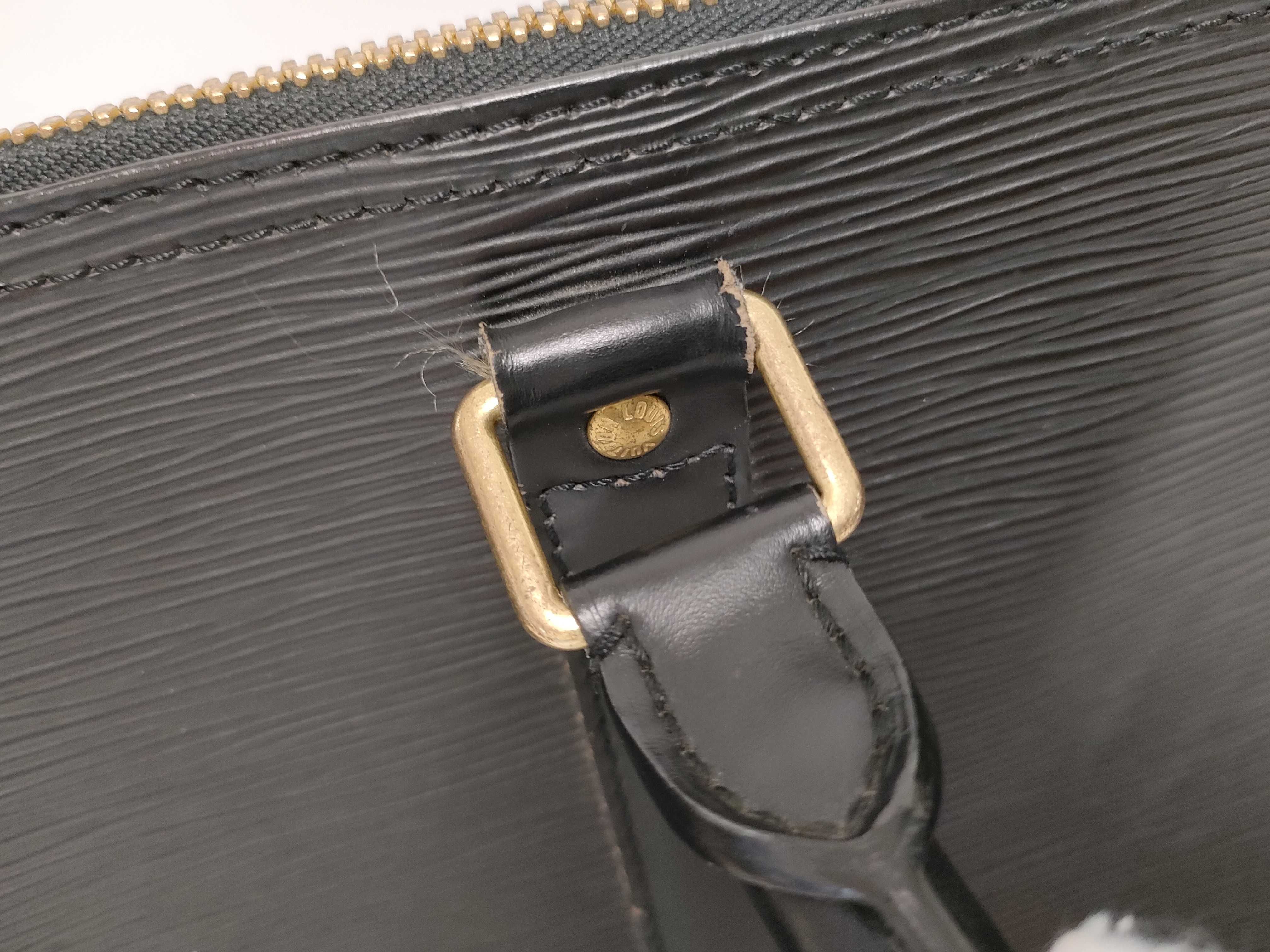 Epi Keepall 50 M42962 SP0051 Black Boston Bag — view 4