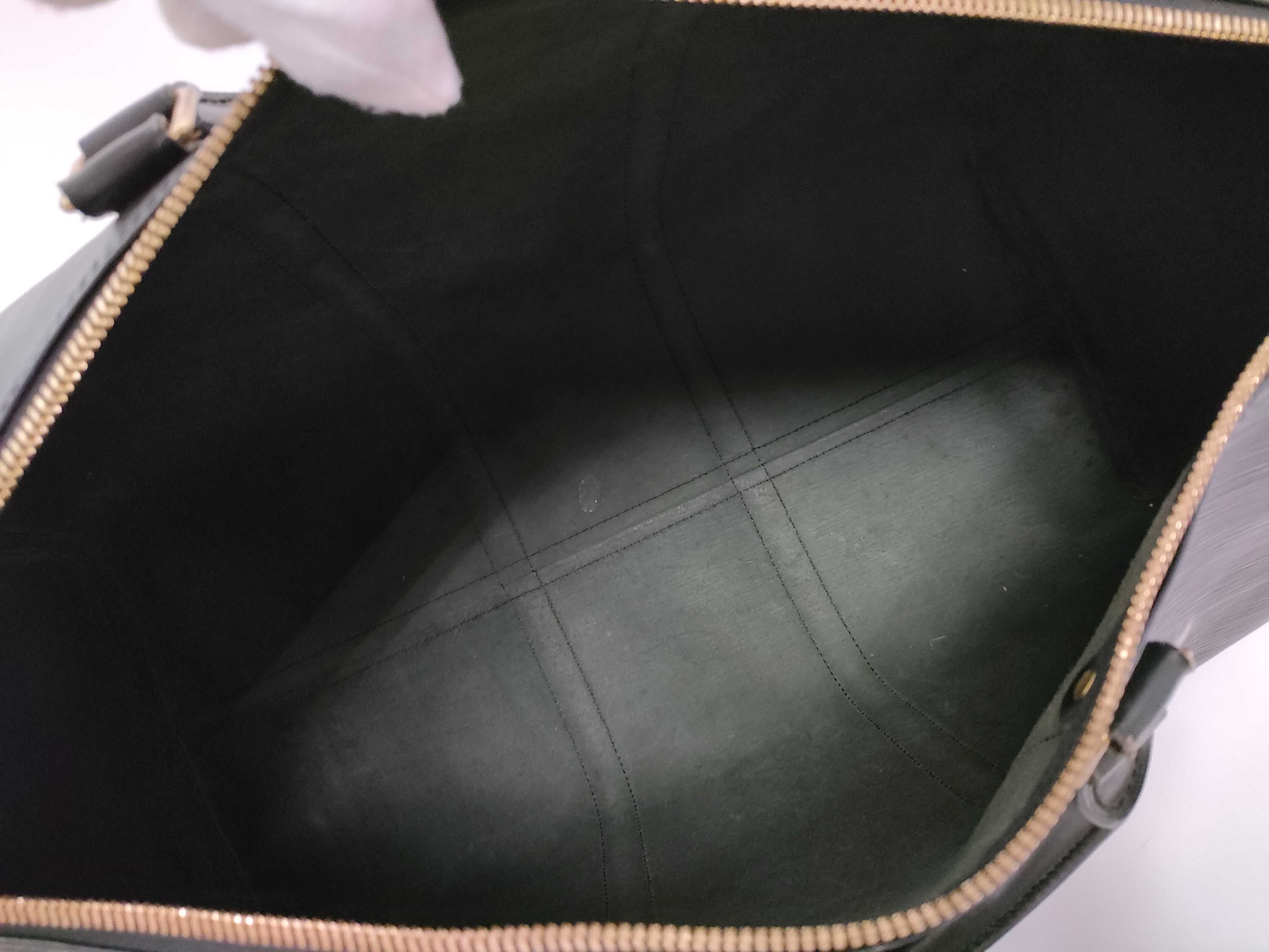 Epi Keepall 50 M42962 SP0051 Black Boston Bag — view 10