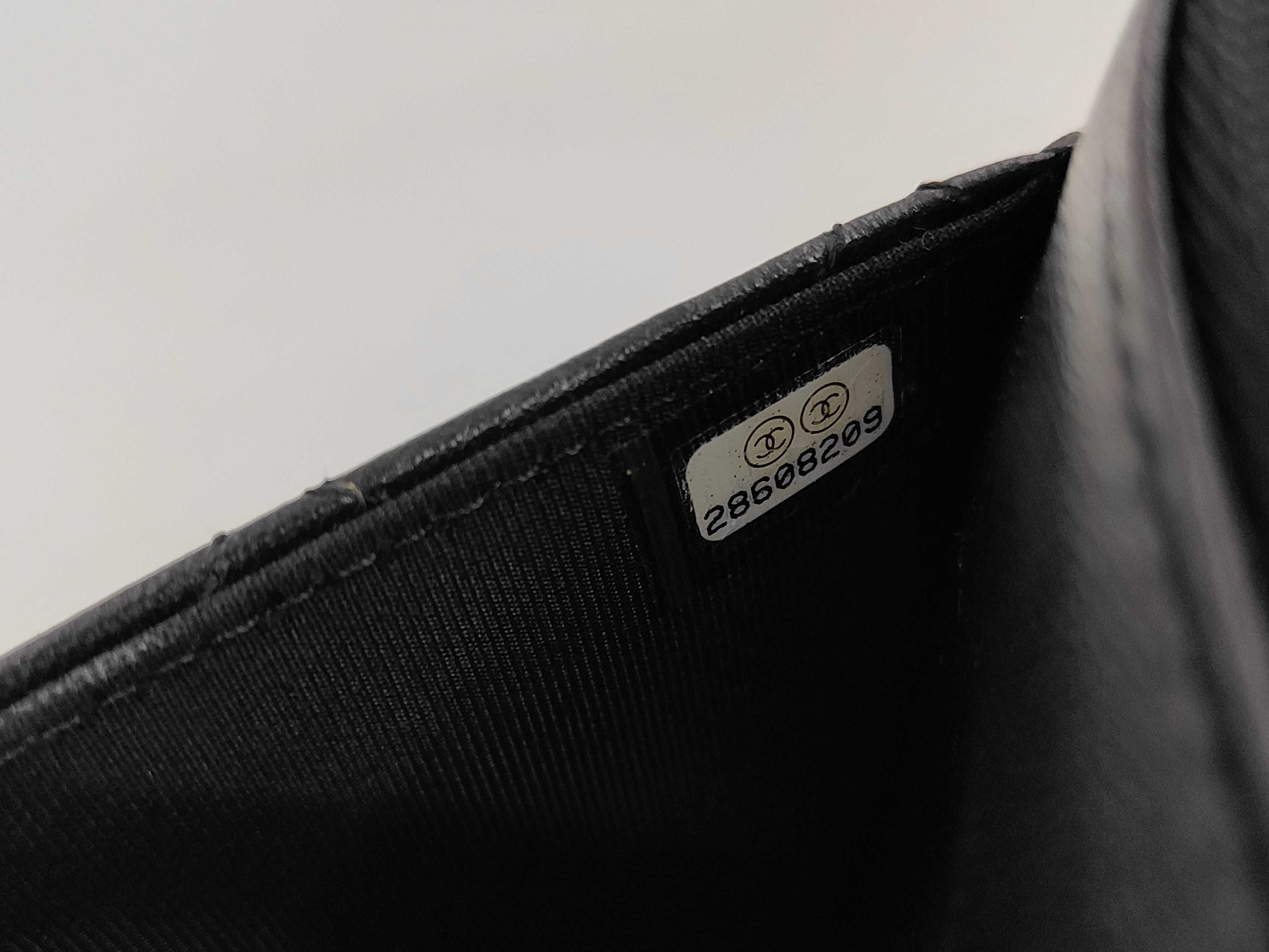 WOC Black Chain Wallet with Gold Hardware Shoulder Bag — view 9