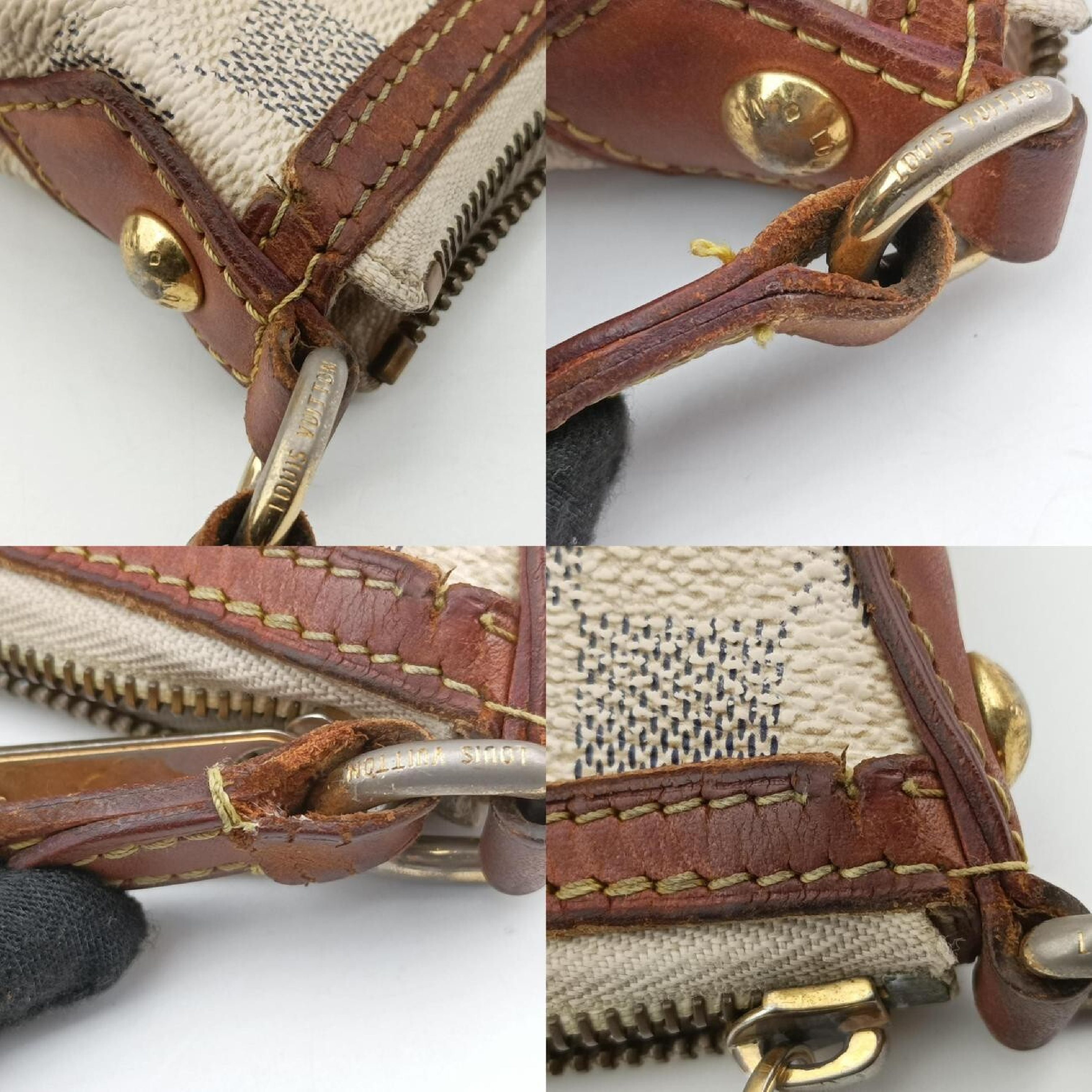 Siracusa PM Azur Damier Canvas N41113 MI1151 Shoulder Bag — view 9