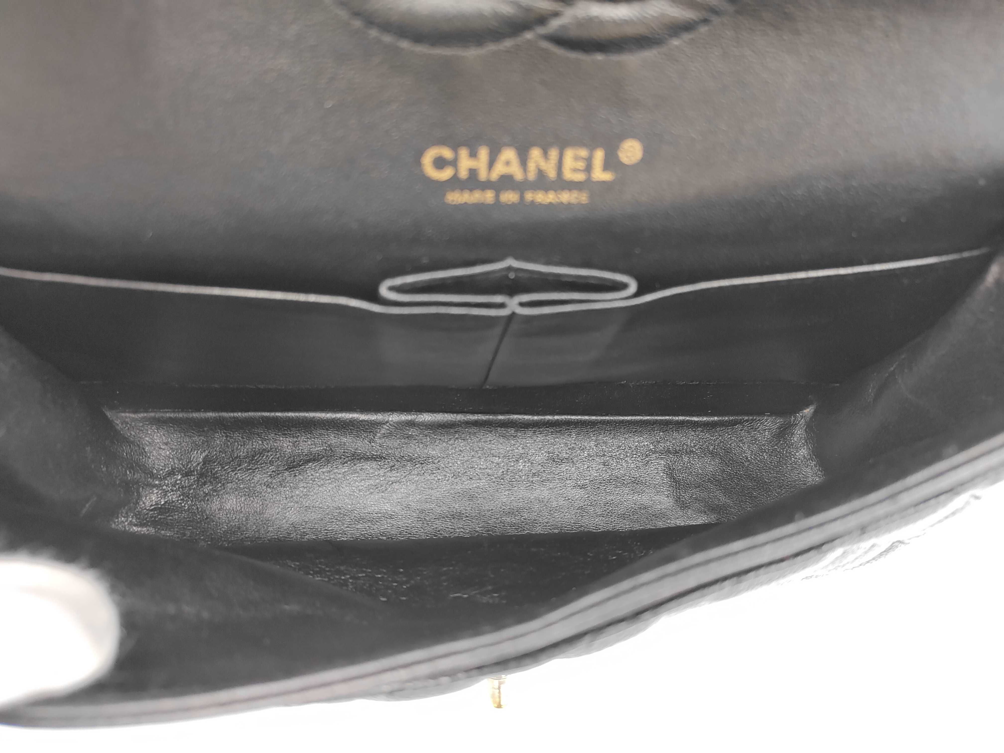Matelassé 25 Caviar Skin Double Flap Chain Shoulder Bag (with seal, serial number in the 9 range) — view 10