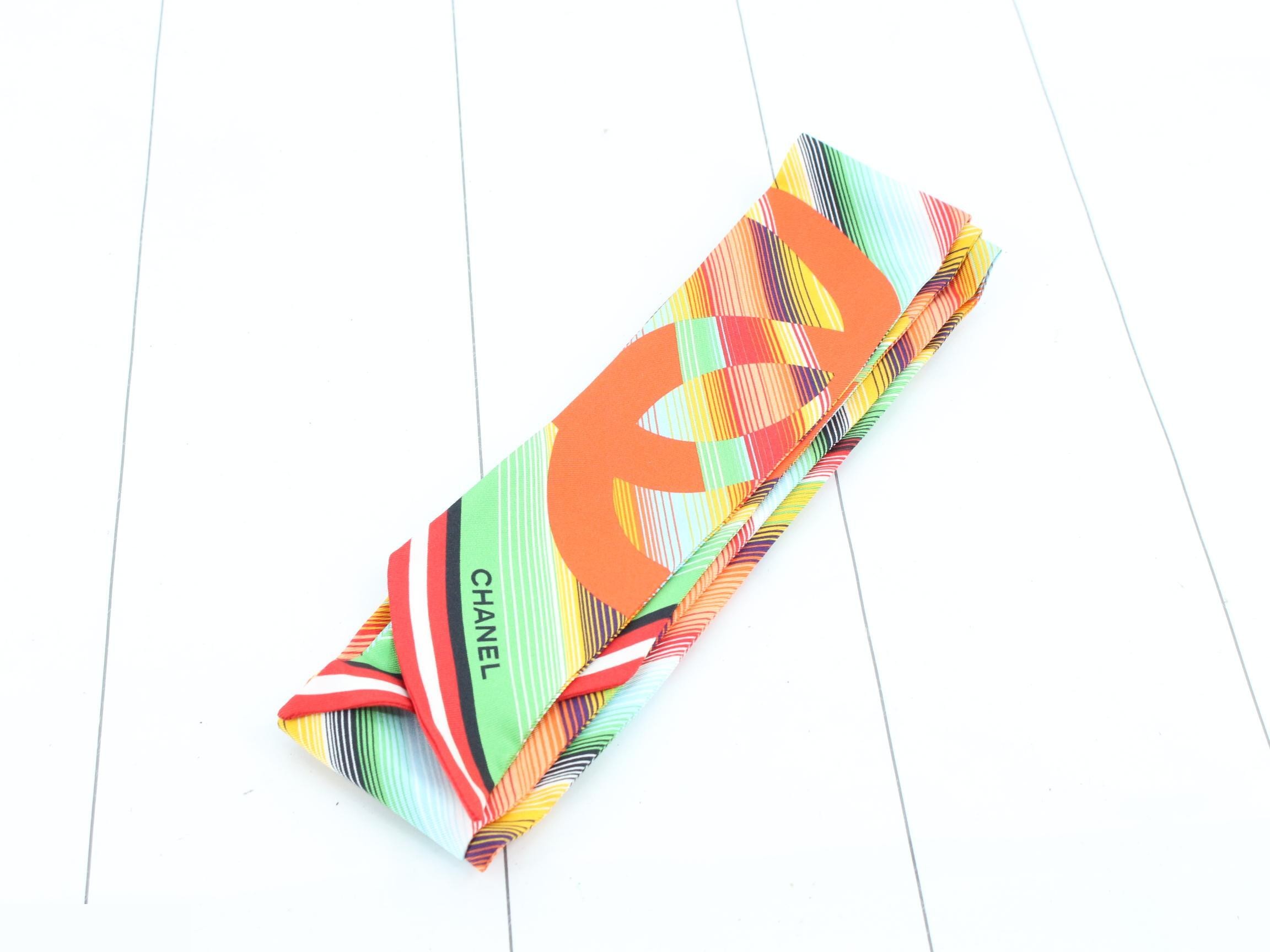 Coco Mark Twilly, 100% Silk, Multicolor