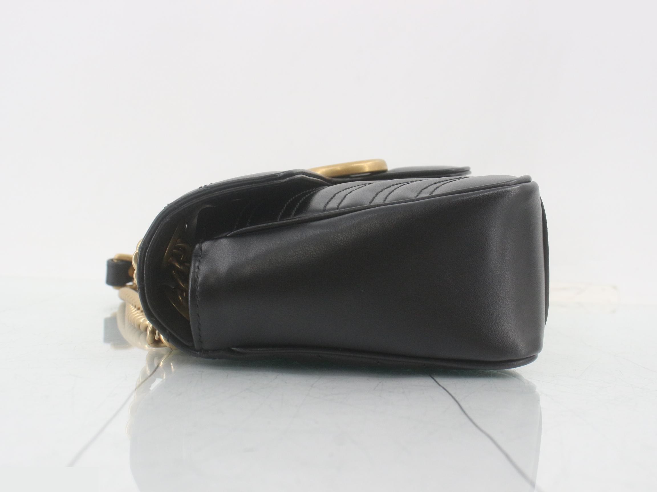 443497 GG Marmont Chain Shoulder Bag — view 4